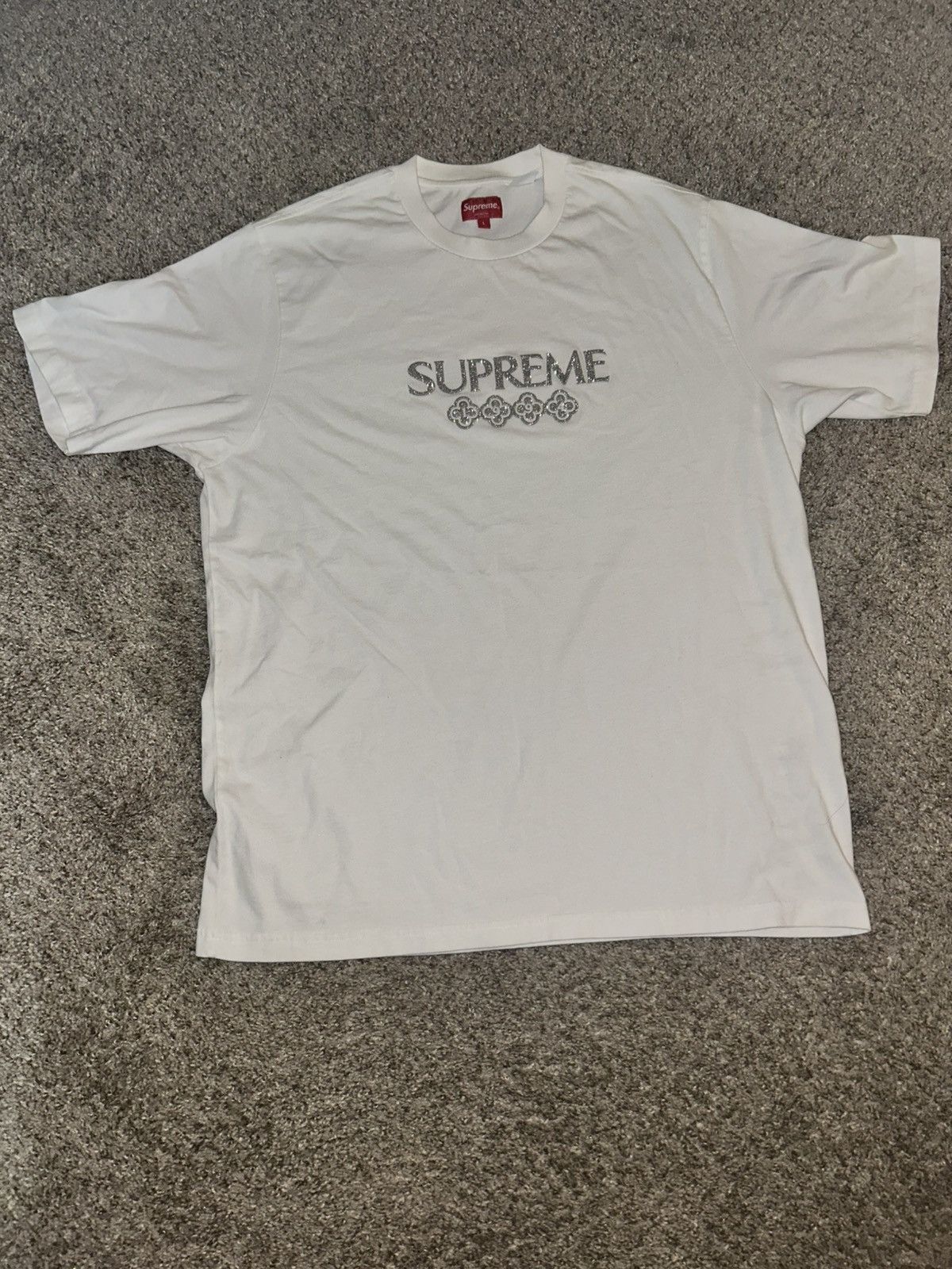 Supreme Supreme Glitter Tee Size US L / EU 52-54 / 3 - 1 Thumbnail