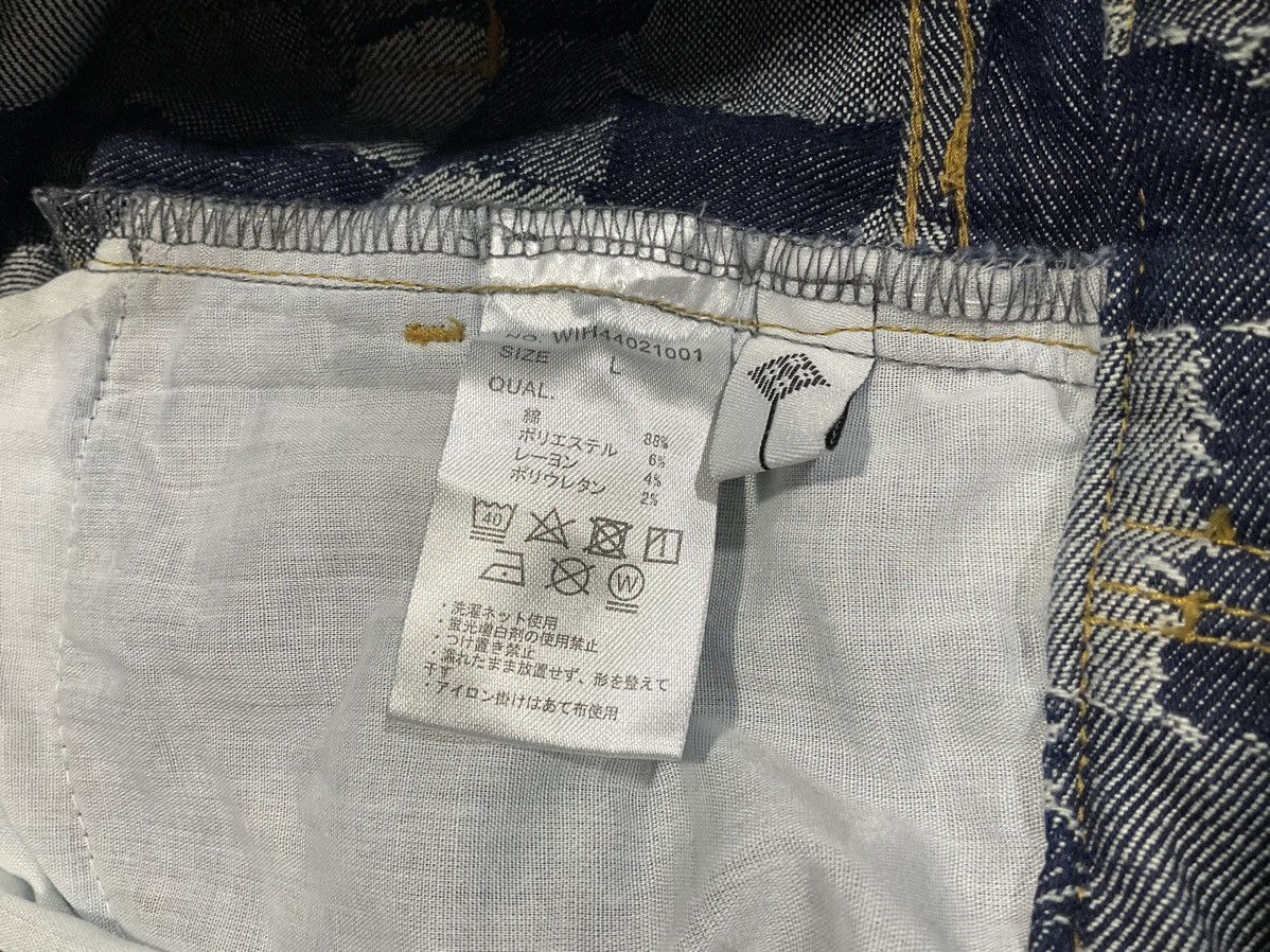 Hysteric Glamour × If Six Was Nine × Japanese Brand 🔥Sick Y2K Japanese WIH Patchwok Flared Denim Size US 30 / EU 46 - 11 Thumbnail