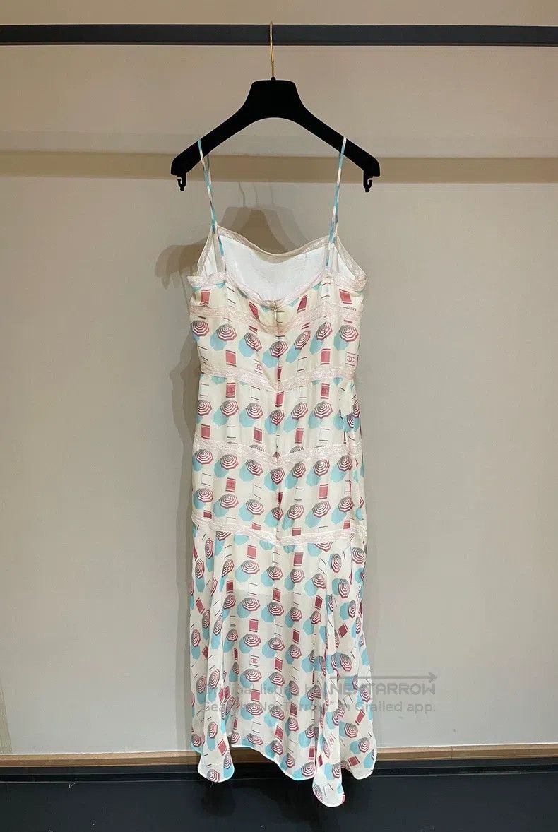 Chanel Chanel Beach Series Lace Umbrella Silk Long Skirt Size XS / US 0-2 / IT 36-38 - 5 Thumbnail