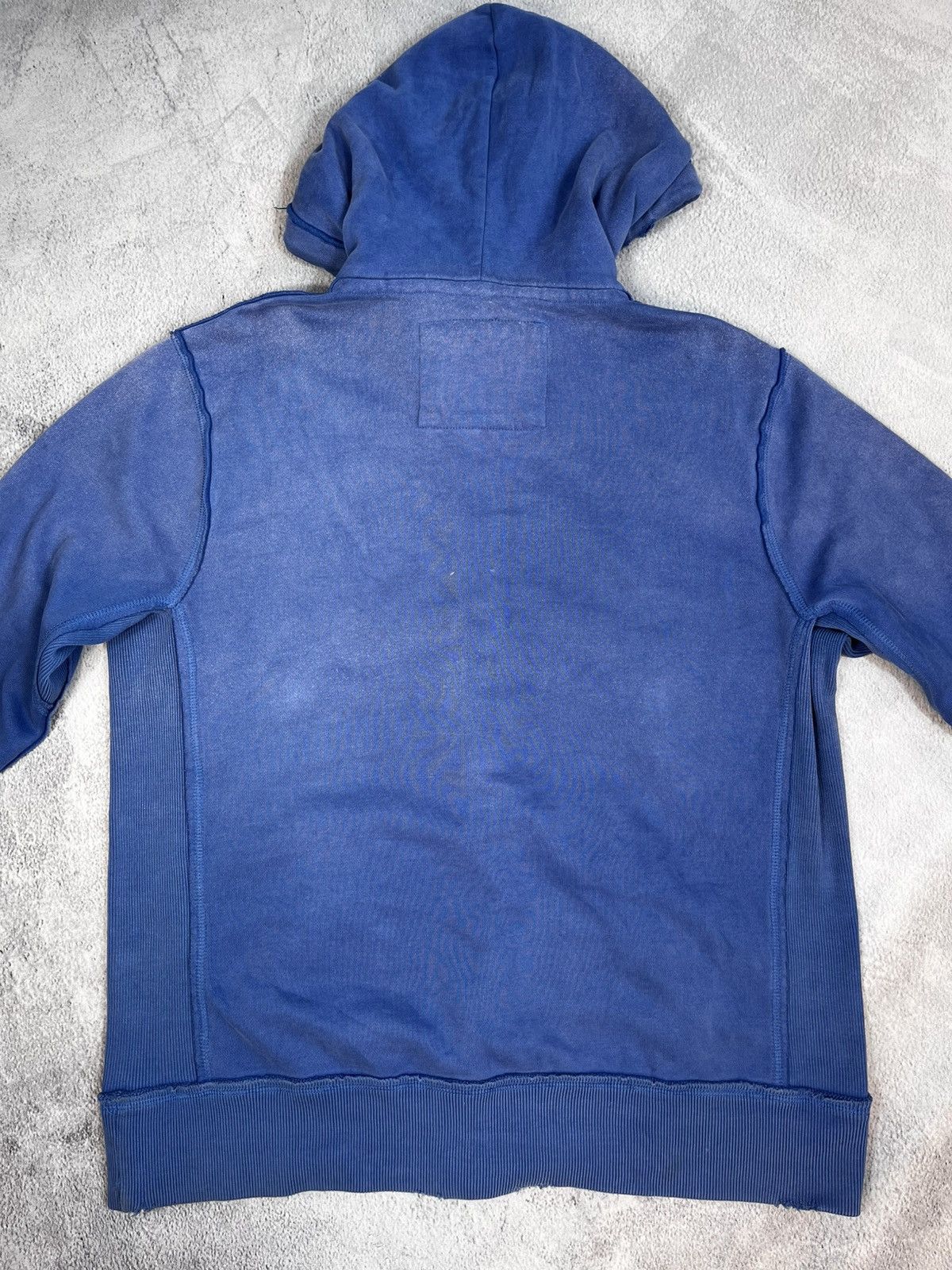 Desigual × Japanese Brand Vintage Y2K Desigual faded big logo zip hoodie trashed style Size US XL / EU 56 / 4 - 16 Thumbnail