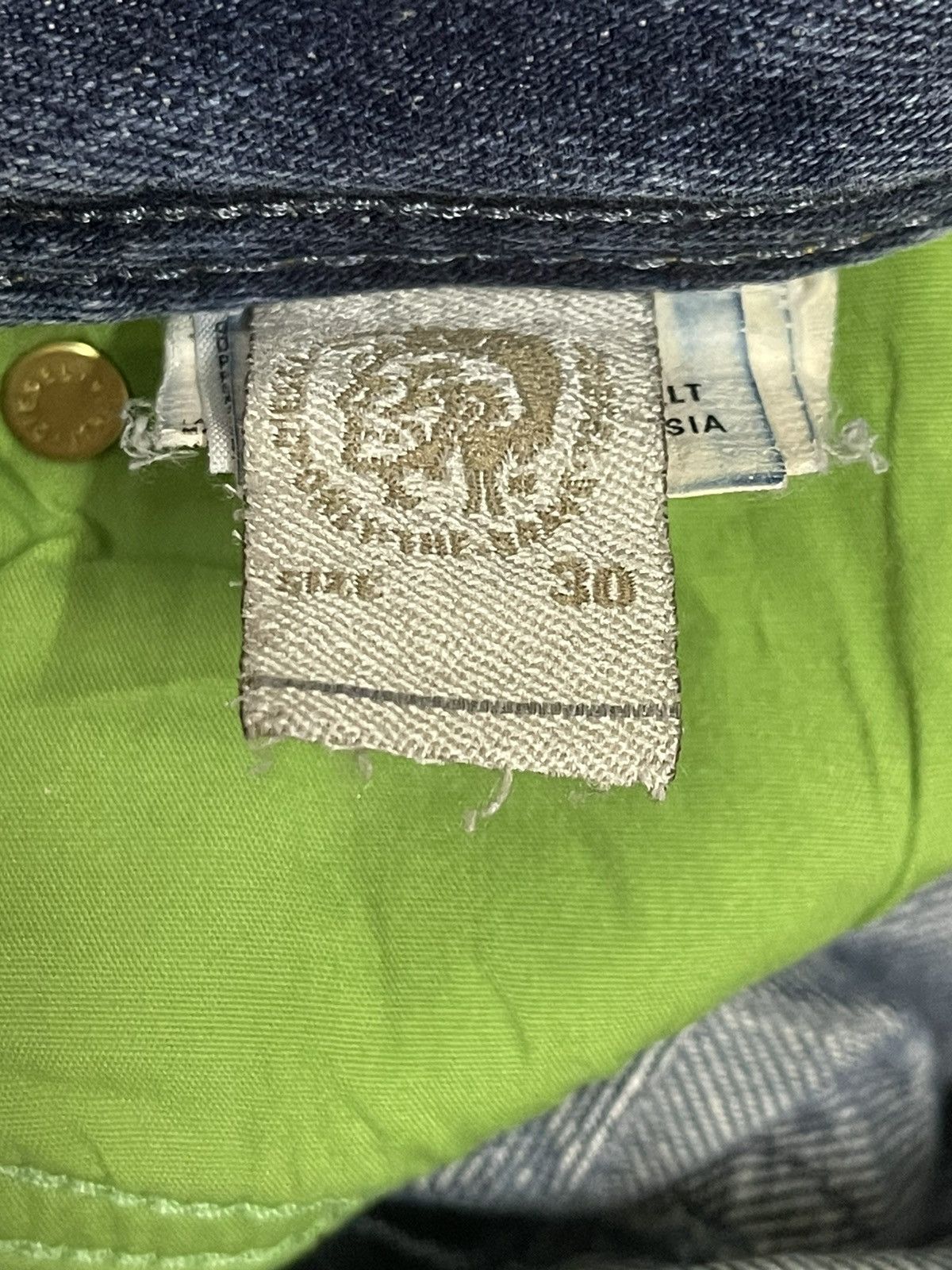 Diesel Vtg 90s Diesel Industry Faded Wash Distress Wide Leg Bootcut Size US 32 / EU 48 - 9 Thumbnail