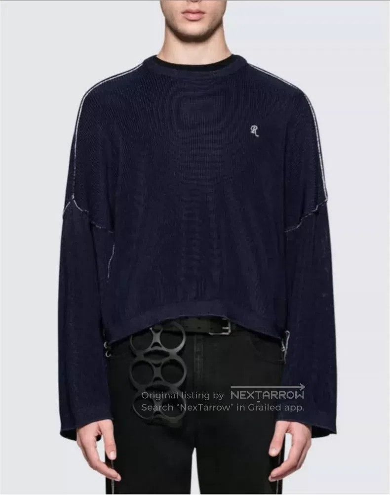 Raf Simons Raf Simons 19ss short silhouette knitted tassel sweater Size US M / EU 48-50 / 2 - 7 Thumbnail