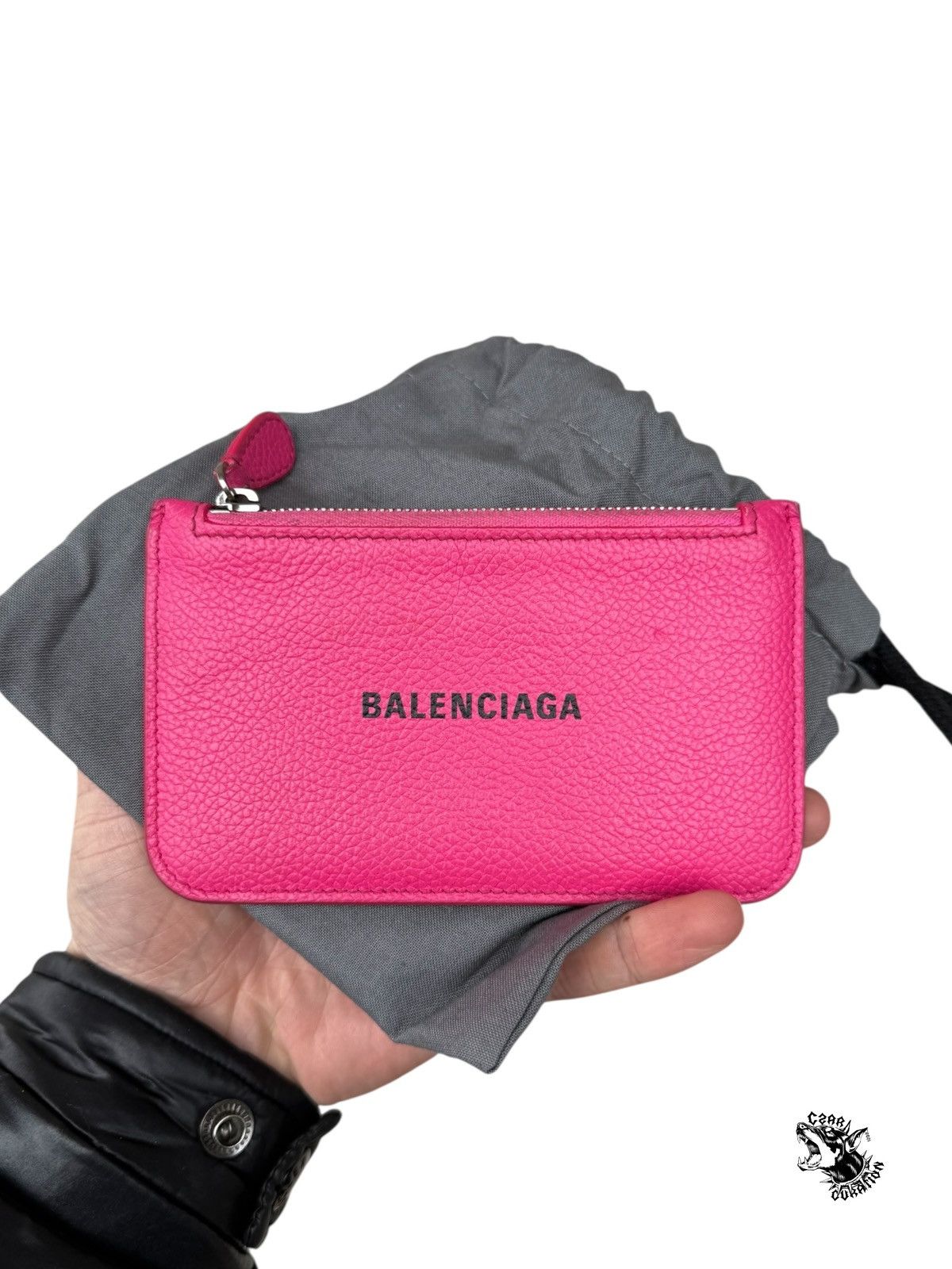 Balenciaga Balenciaga pink card holder zip wallet Size ONE SIZE - 1 Thumbnail