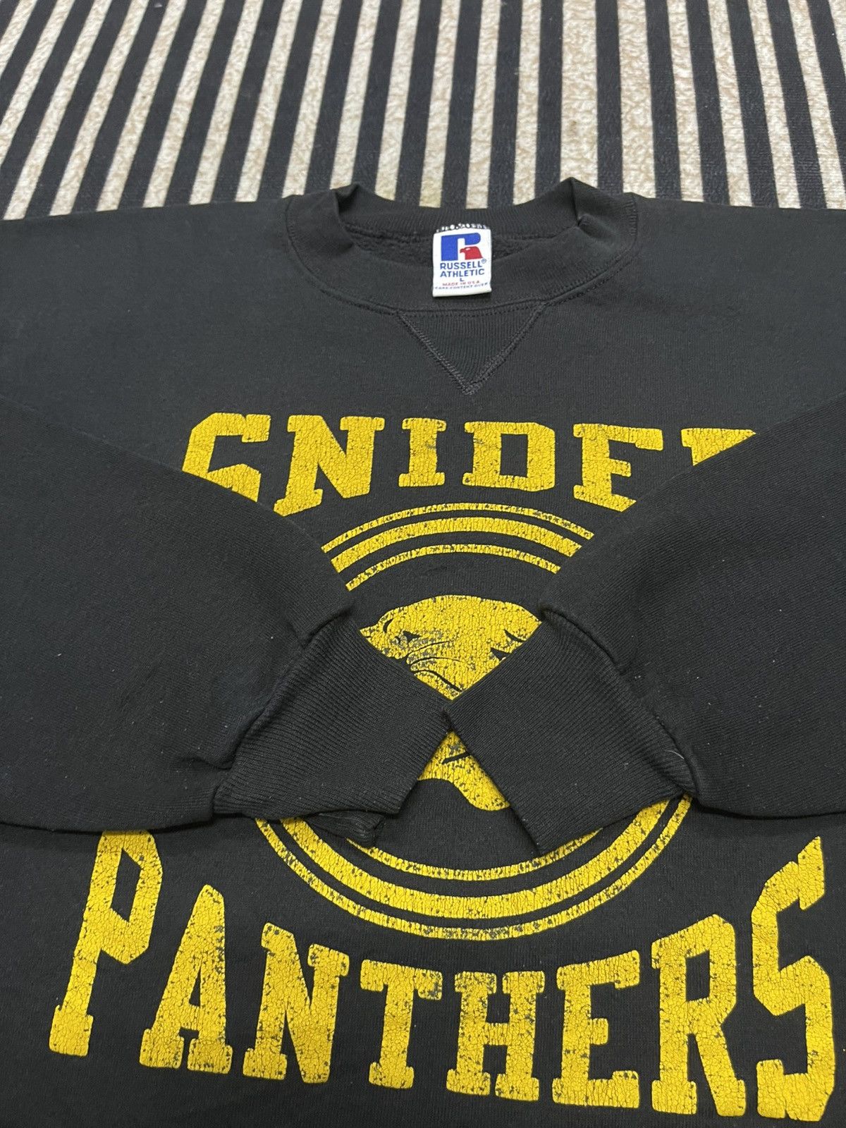 Russell Athletic 90s RUSELL ATHLETIC SNIDER PANTHERS CREWNECK Size US L / EU 52-54 / 3 - 12 Thumbnail