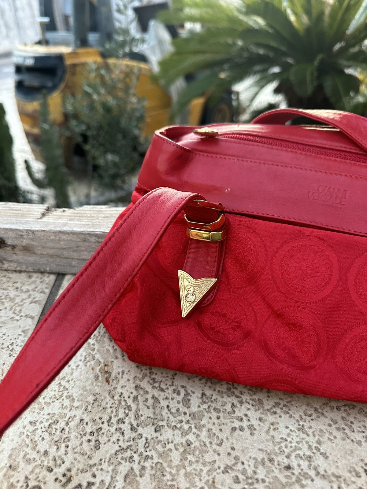 Versace Gianni Versace Red Bag Vintage 1990s Size ONE SIZE - 6 Thumbnail