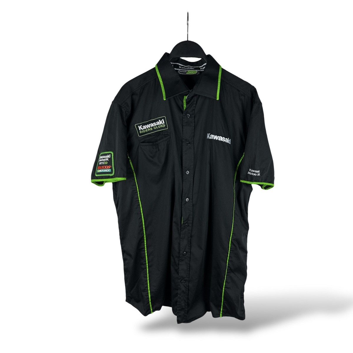 Vintage Vintage Kawasaki Racing Shirt Short Sleeve Button Up Men’s Size US XL / EU 56 / 4 - 1 Thumbnail