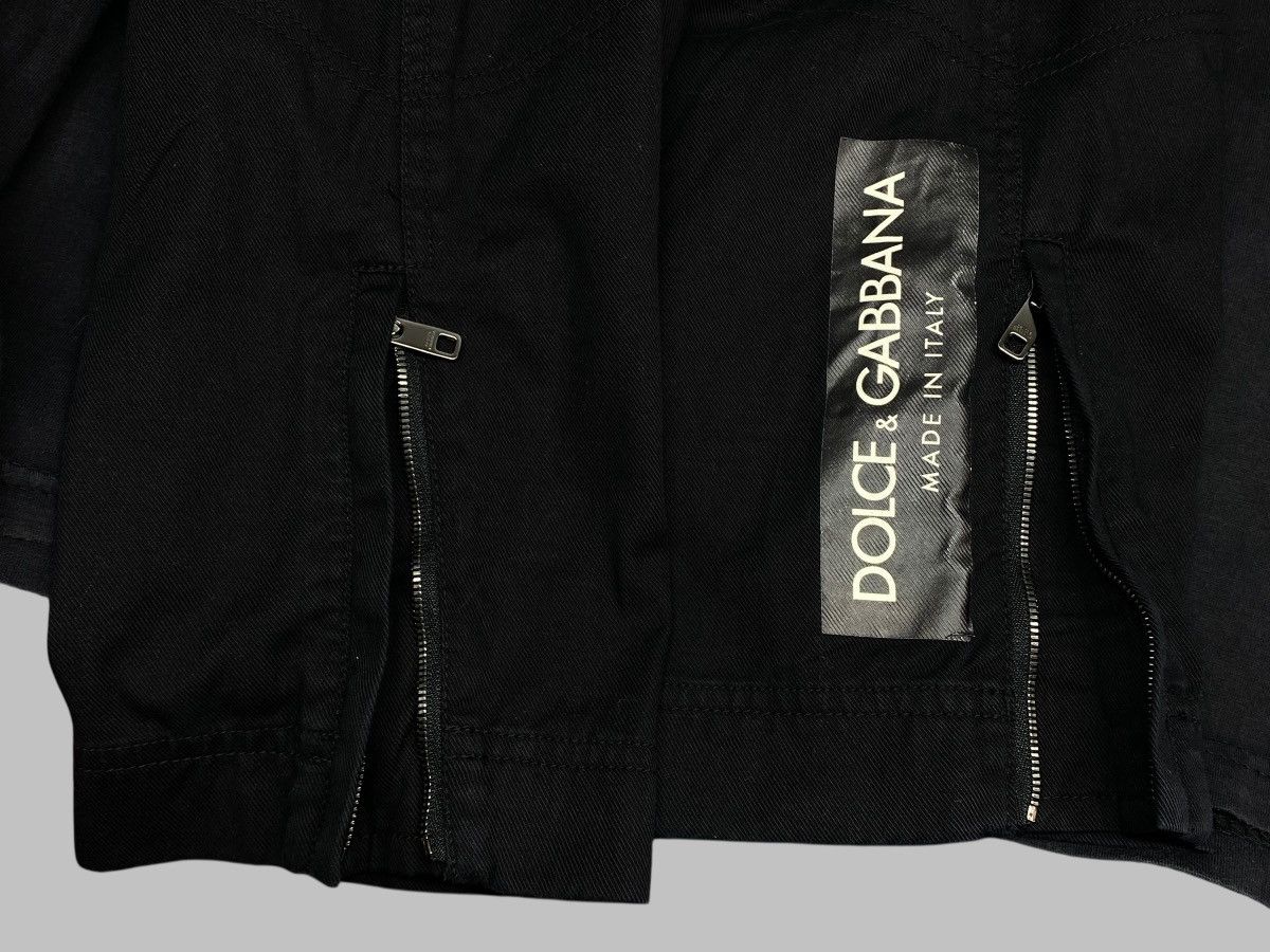 Dolce & Gabbana Dolce & Gabbana Jeans Black Cotton Skinny Cargo Denim Size US 32 / EU 48 - 16 Thumbnail