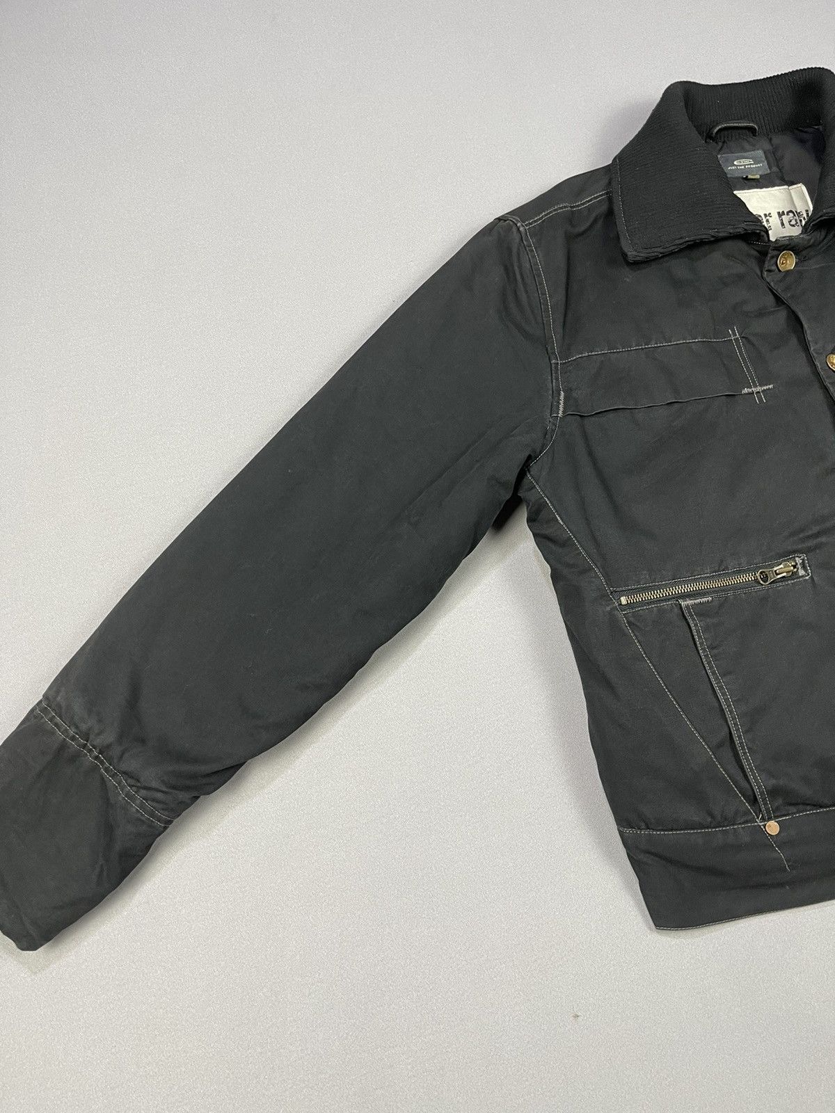 G-Star Vintage Y2k G Star Raw Denim Puffer Bombers Jackets Size US L / EU 52-54 / 3 - 6 Thumbnail
