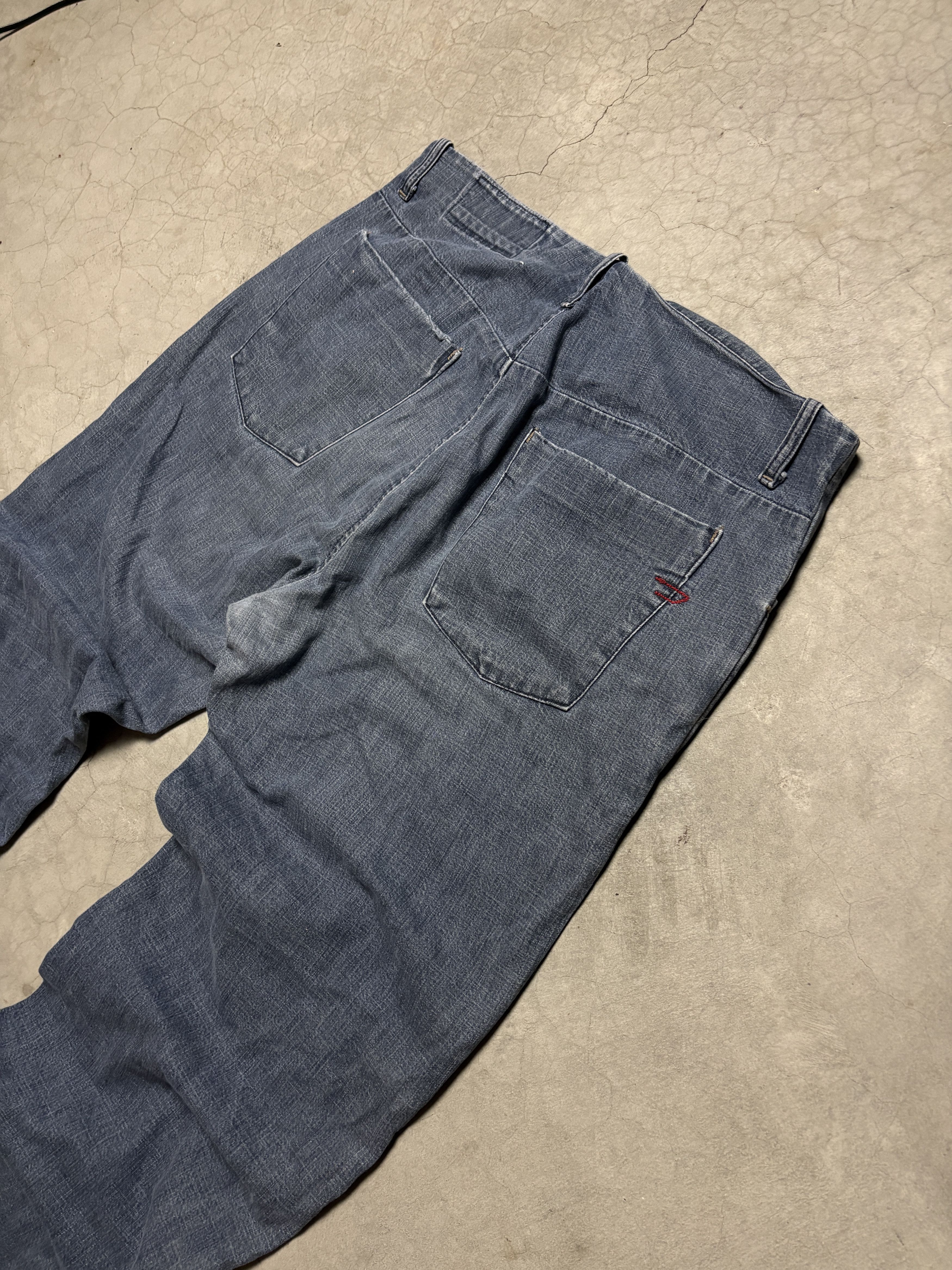 Diesel Vintage Diesel Indigo Tech Jeans – Size 36 Size US 36 / EU 52 - 3 Thumbnail