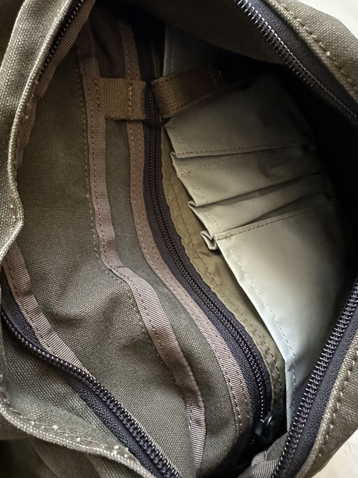 Porter Porter Vintage Stone Washed Canvass Backpack Size ONE SIZE - 10 Thumbnail