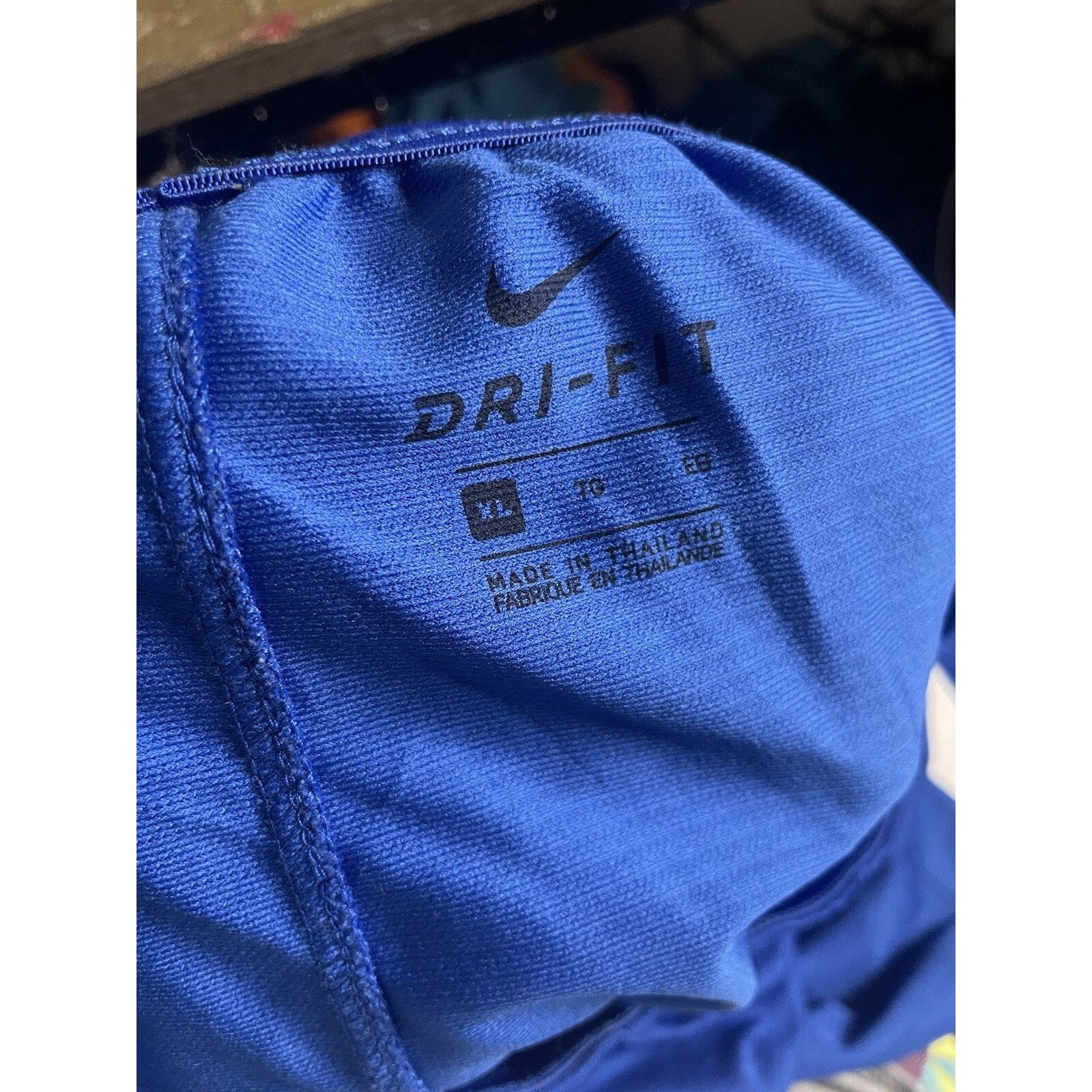 Nike Size XL- Nike Shorts Mens Blue Dri Fit Mesh Athletic Gym Size US 41 - 3 Thumbnail