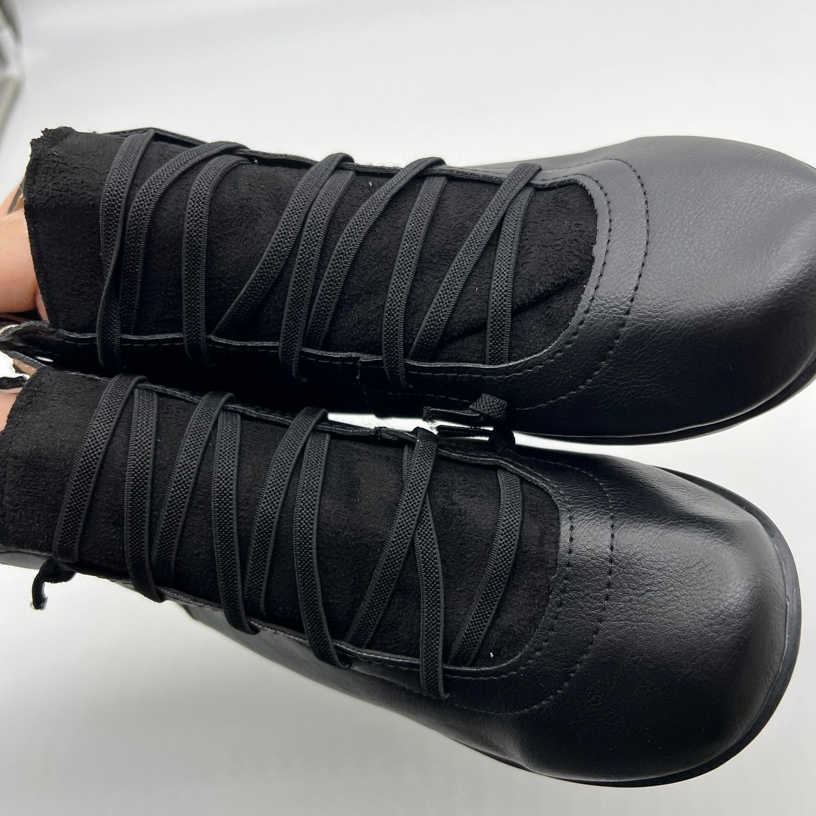 Other Ankle Boots Black Round Toe Casual Comfortable Lightweigh Size US 6.5 / IT 36.5 - 9 Thumbnail