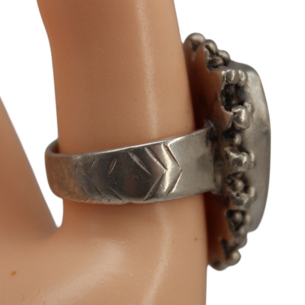 Other Sterling Silver Blue Enamel Ring • Artisan Crafted • Size 6 Size ONE SIZE - 5 Thumbnail