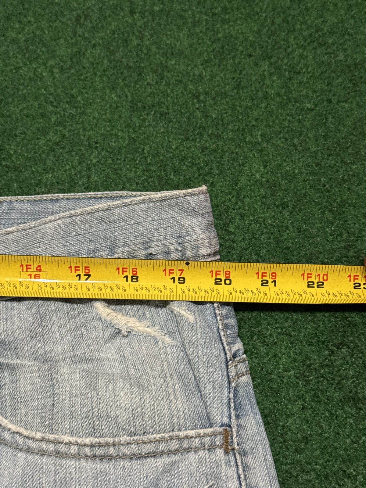 Levi's Vintage Clothing Levi’s Silvertab Baggy Jorts Grunge 40 13” Denim Shorts Size US 40 / EU 56 - 5 Thumbnail