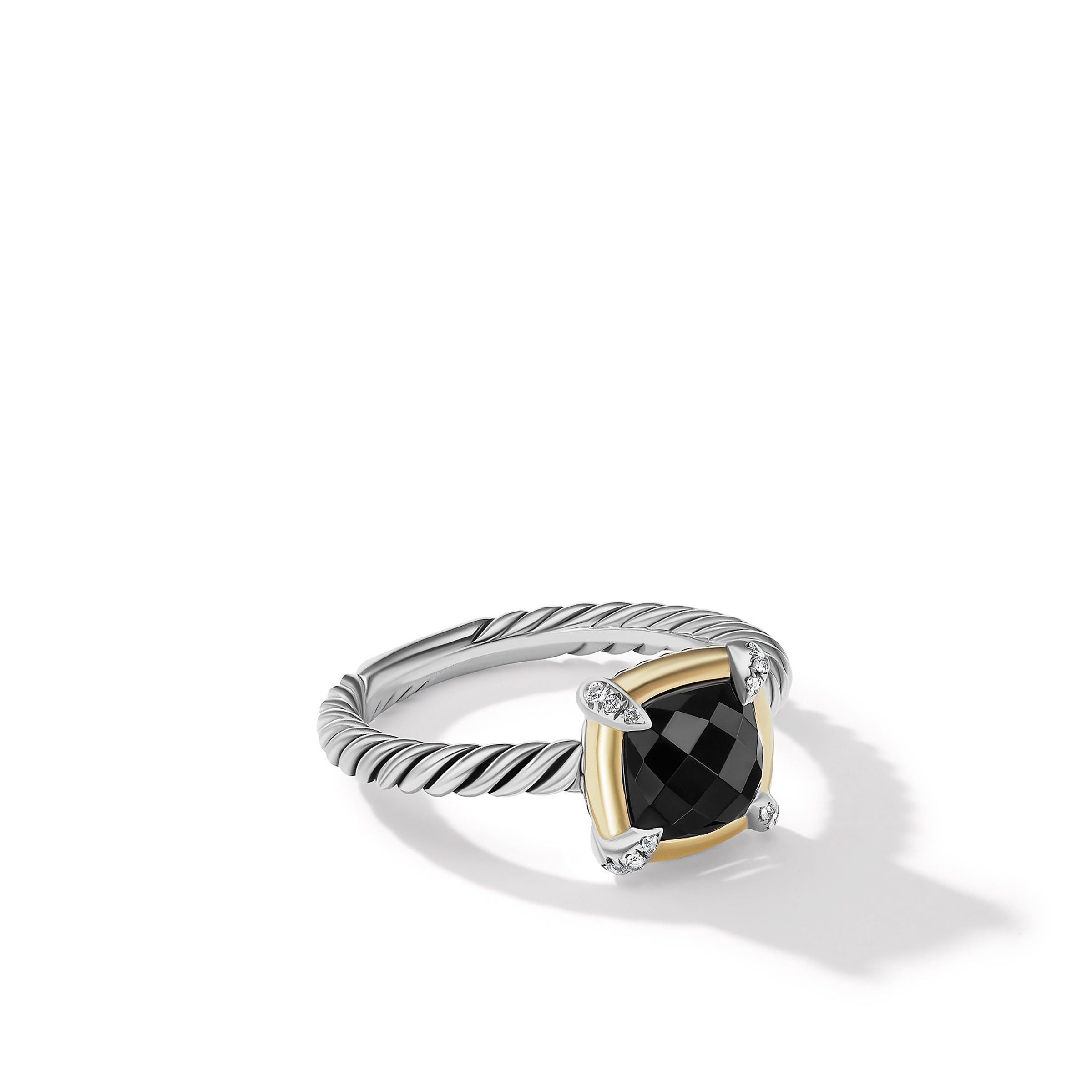 David Yurman o1w1db10525 R17114D Size:6/Chatelaine Ring in Silver Size ONE SIZE - 1 Thumbnail