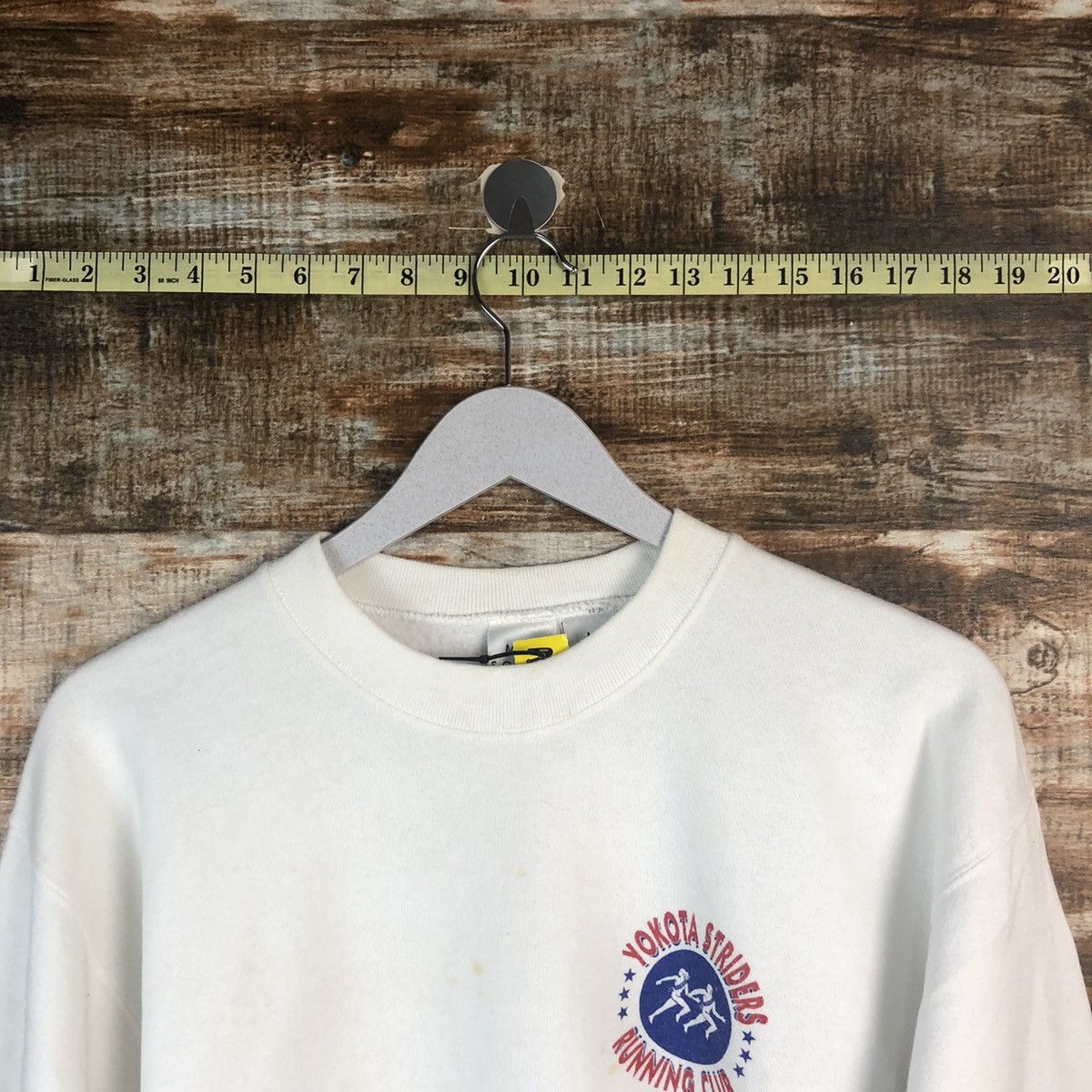Japanese Brand × Vintage MJ Sofee vintage Marathon White Sweatshirt #A1997 Size US M / EU 48-50 / 2 - 6 Thumbnail