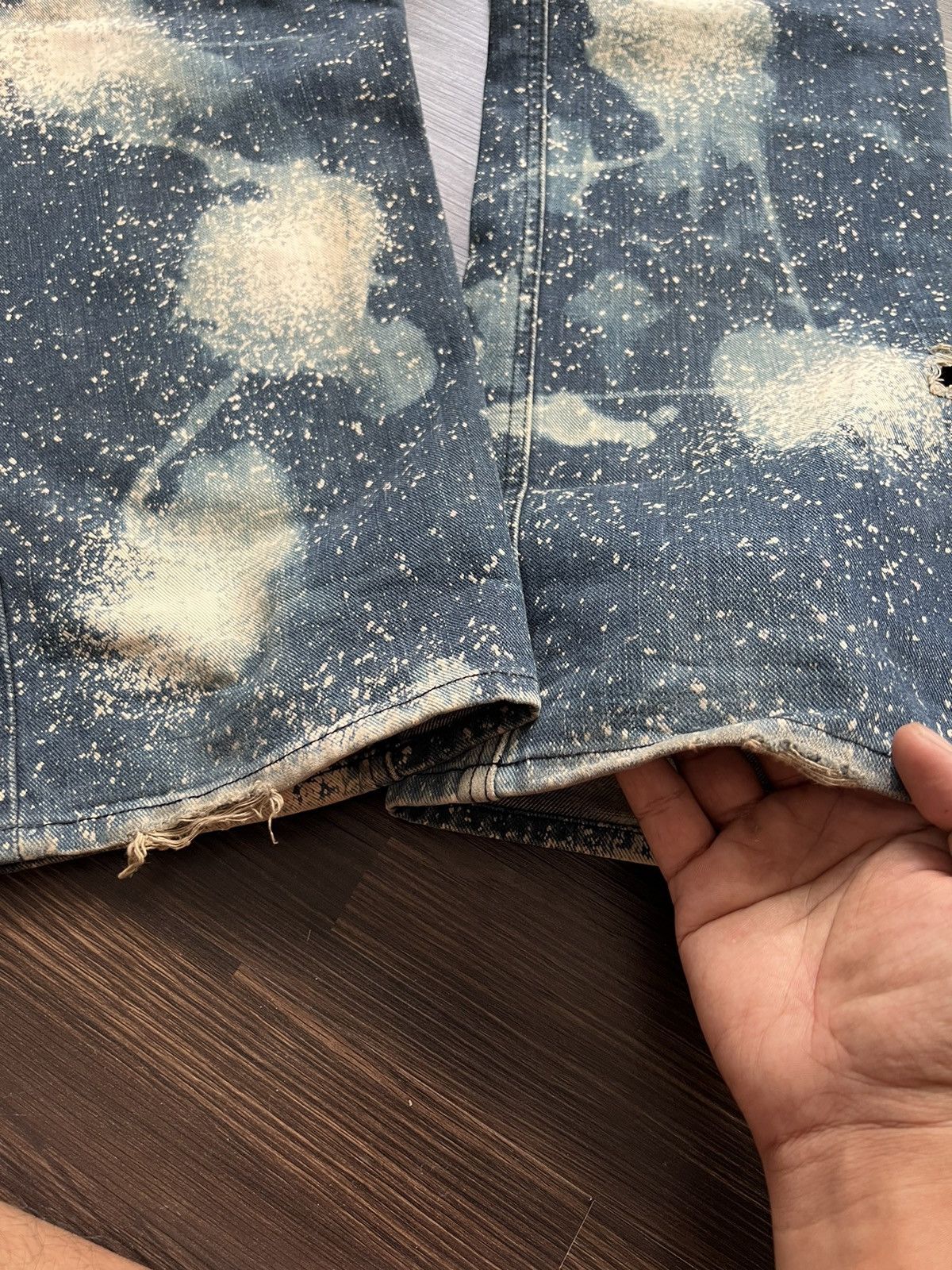 Issey Miyake × Lee 🔥Runway🔥 Issey miyake X Lee Splatter Paint denim - 33 Size US 34 / EU 50 - 15 Thumbnail