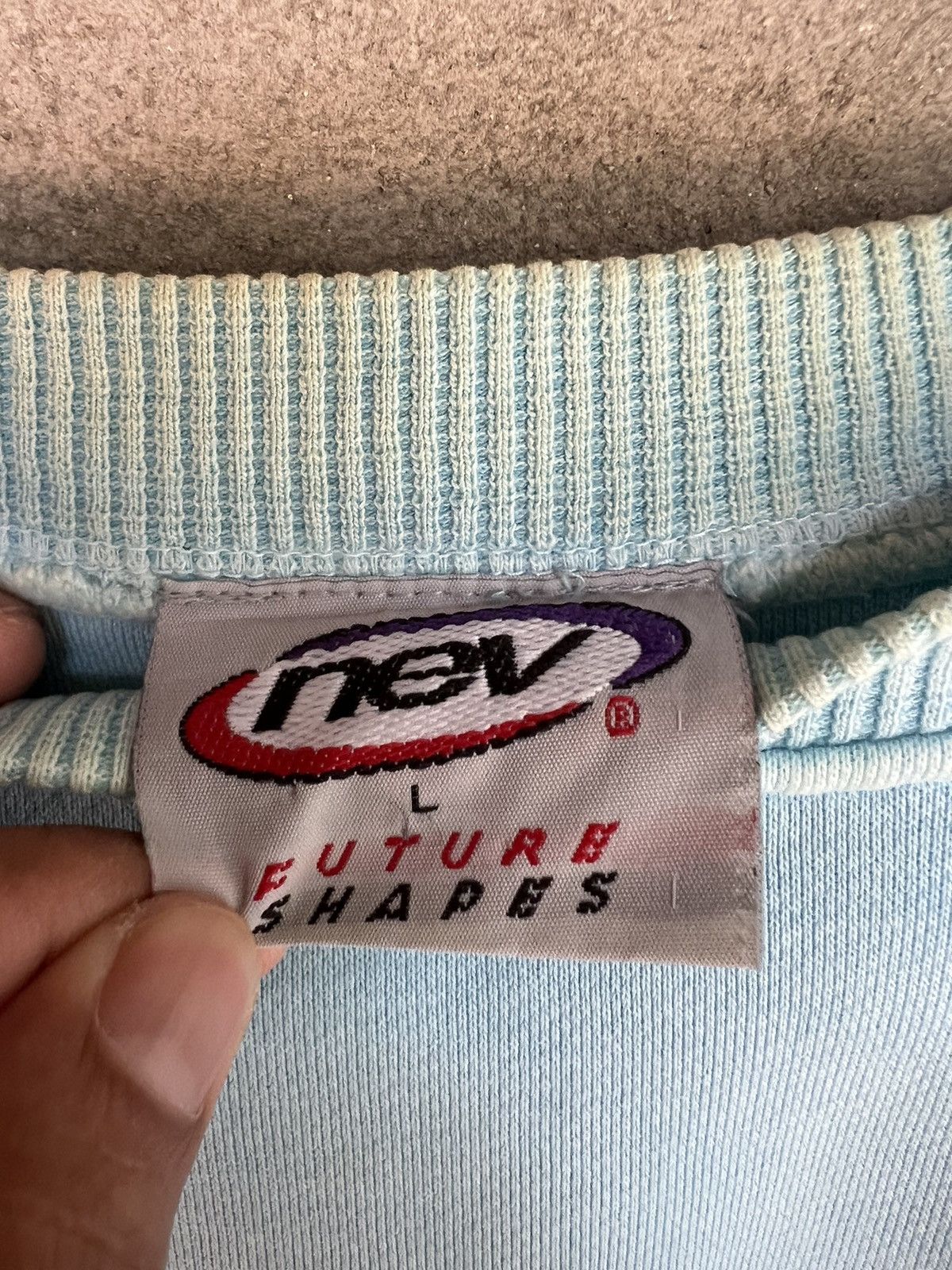 Vintage Vintage Nev Surf Style Spell Out Sweatshirt Size US L / EU 52-54 / 3 - 4 Thumbnail