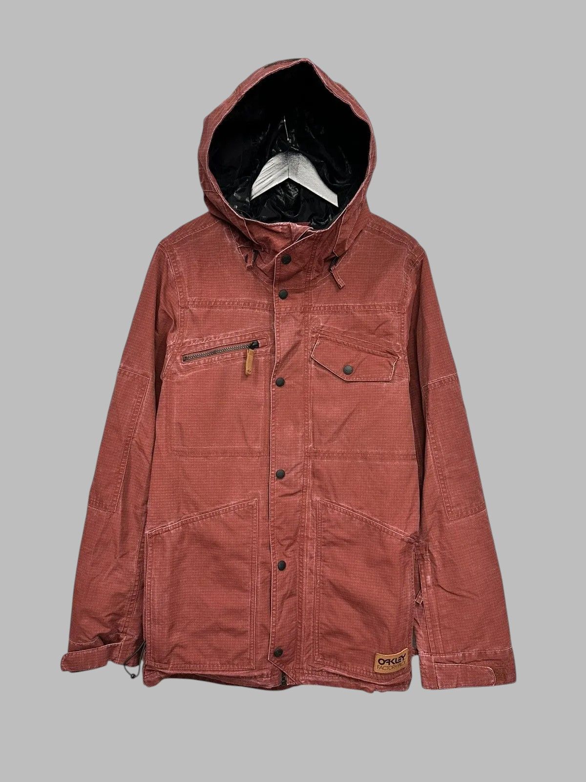 Goretex Jacket Oakley Vintage Denim Cargo Multi Pocket Rare Plate Size US S / EU 44-46 / 1 - 1 Thumbnail