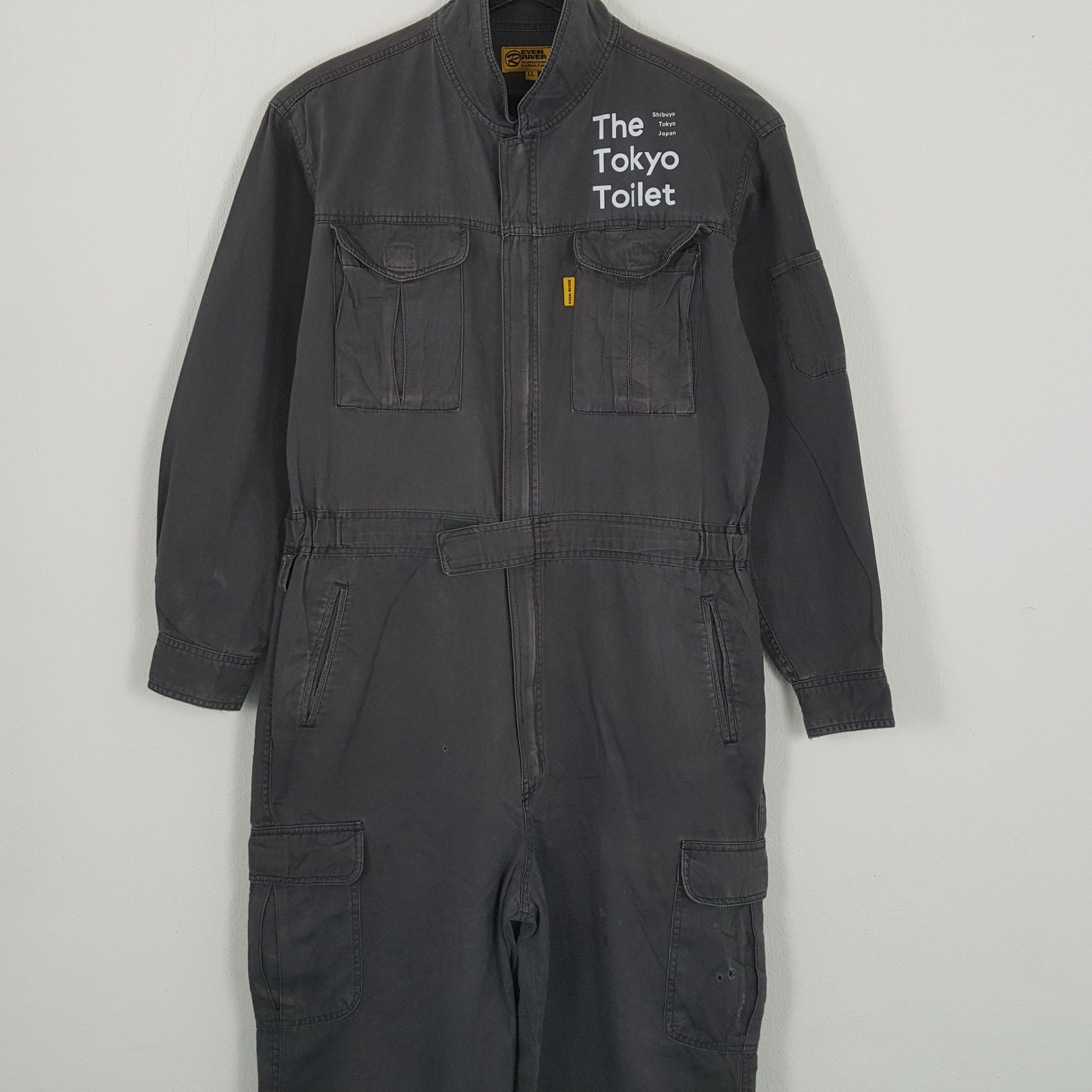 Japanese Brand × Vintage THE TOKYO TOILET Japanese Brand Custom Art Coverall Jacket Size US L / EU 52-54 / 3 - 5 Thumbnail
