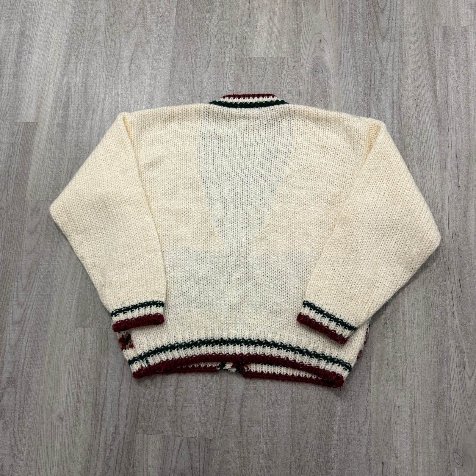 Vintage Vintage Memphis Jones Cardigan Sweater Size Medium Cream Size M / US 6-8 / IT 42-44 - 10 Thumbnail