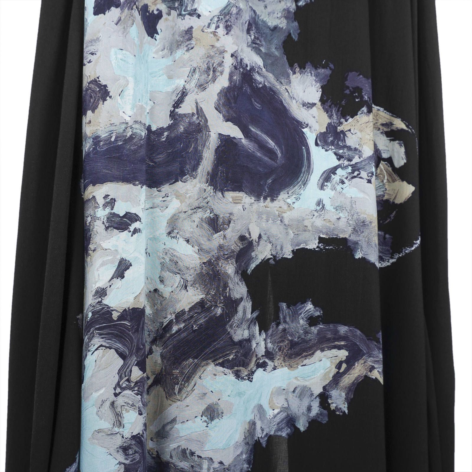 Yohji Yamamoto Yohji Yamamoto Pour Homme - Printed Rayon Cape Coat Size US S / EU 44-46 / 1 - 13 Thumbnail