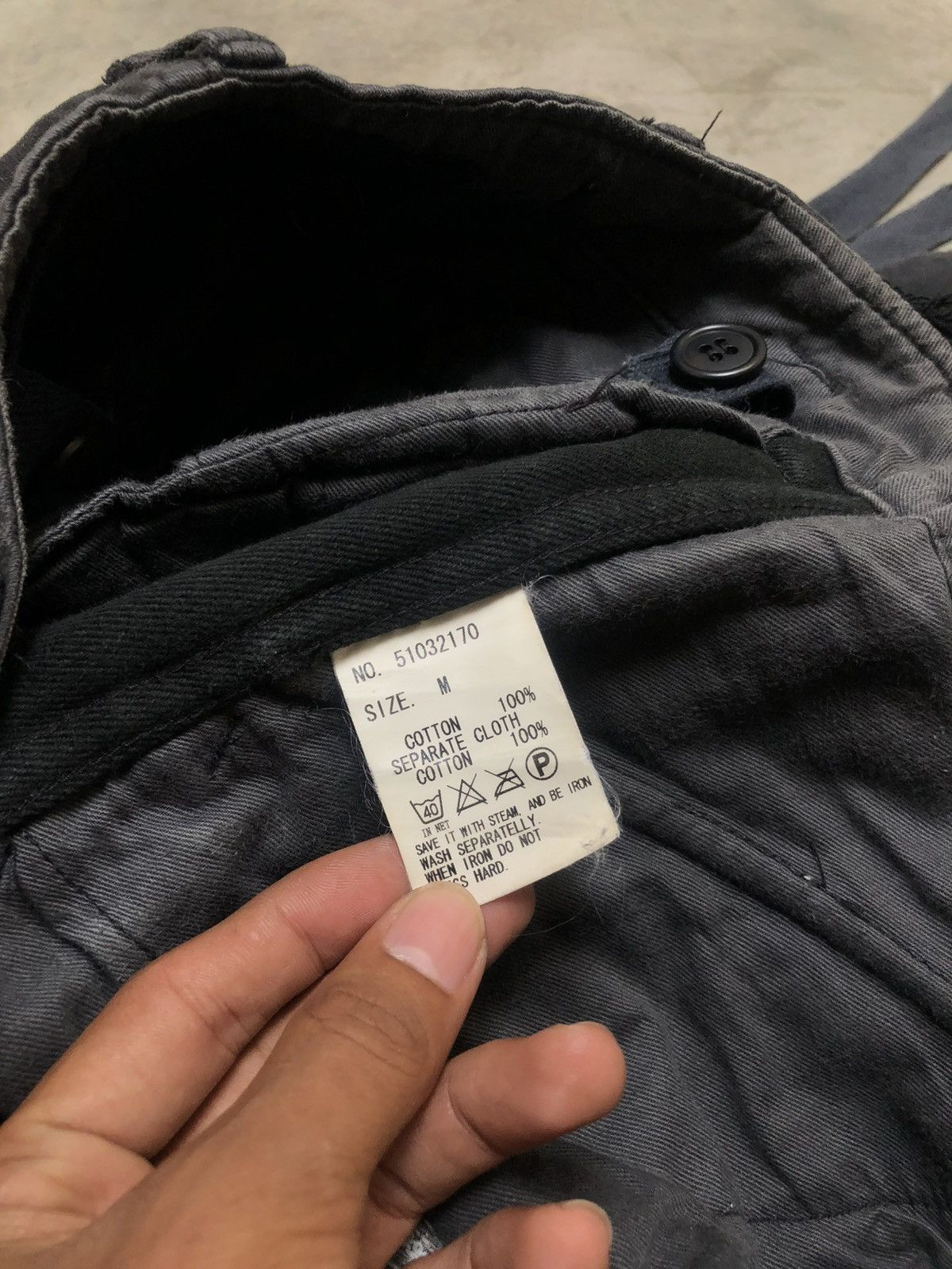Japanese Brand × Maison MIHARA YASUHIRO Mihara Yasuhiro Fur Cargo pant Size US 32 / EU 48 - 18 Thumbnail