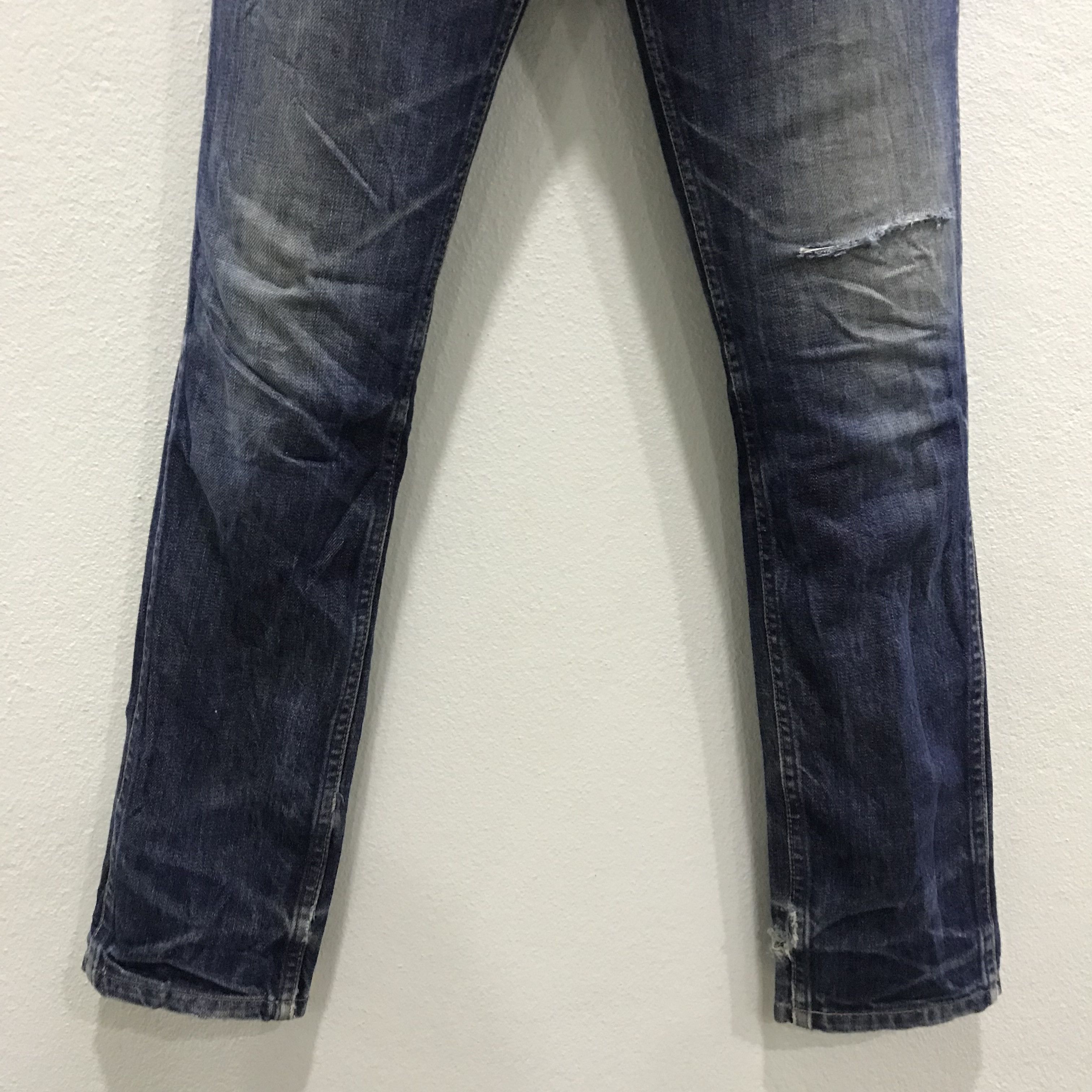 Levi's Vintage Levis 606 Slim Tapered Distressed Whiskered Faded Size US 29 - 4 Thumbnail