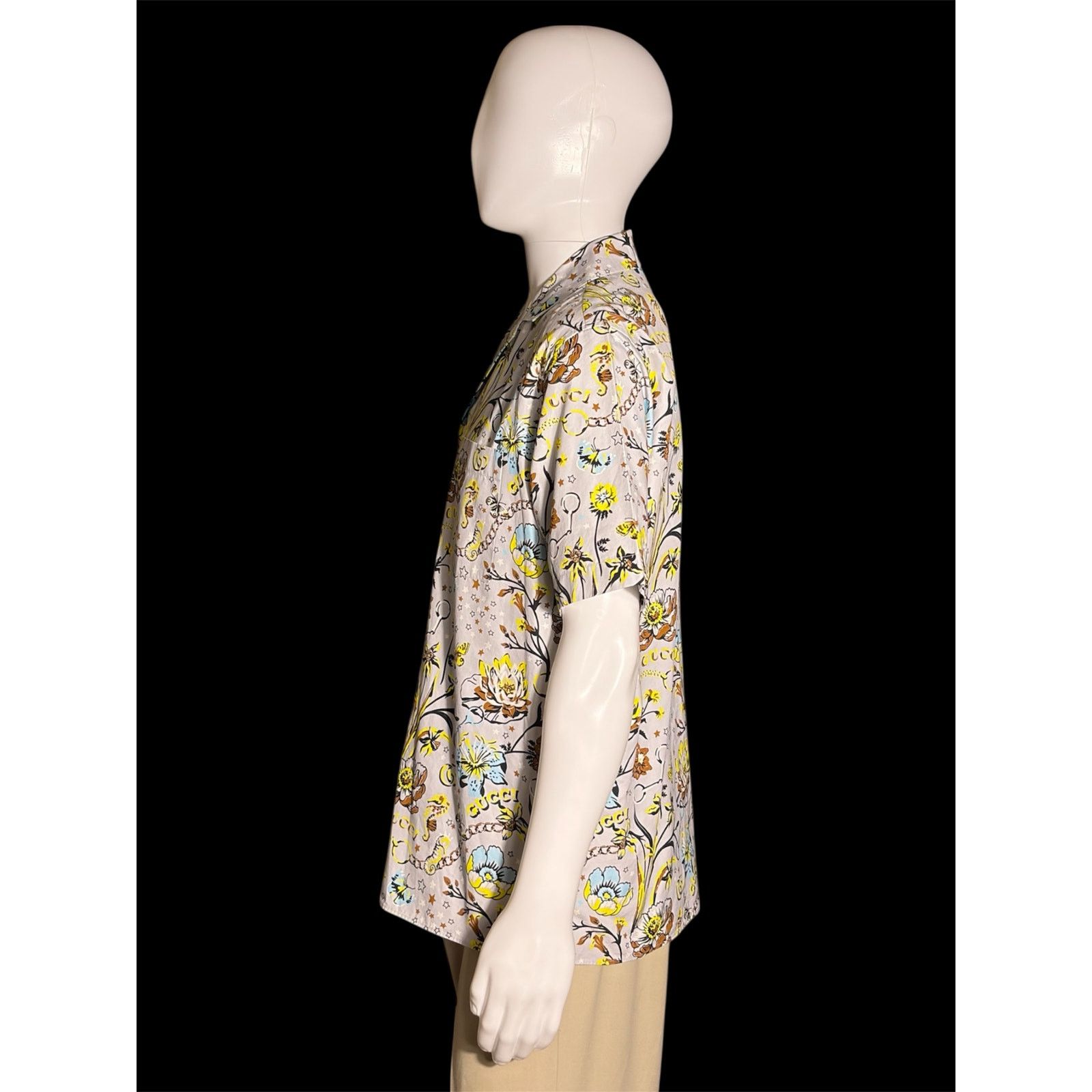 Gucci Gucci 2024 Collection by Sabato De Sarno Printed Shirt Size US S / EU 44-46 / 1 - 5 Thumbnail