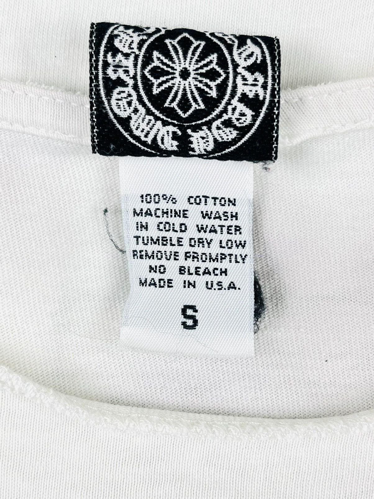 Chrome Hearts Chrome Hearts Distressed Celtic Cross Logo Pocket Tshirt Size US S / EU 44-46 / 1 - 9 Thumbnail