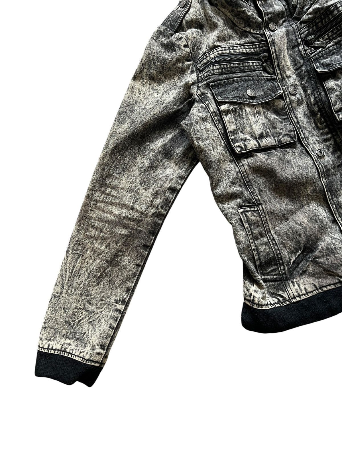 LOWBOX 2000s Lowbox Acid Wash Bono Jacket Size US M / EU 48-50 / 2 - 4 Thumbnail