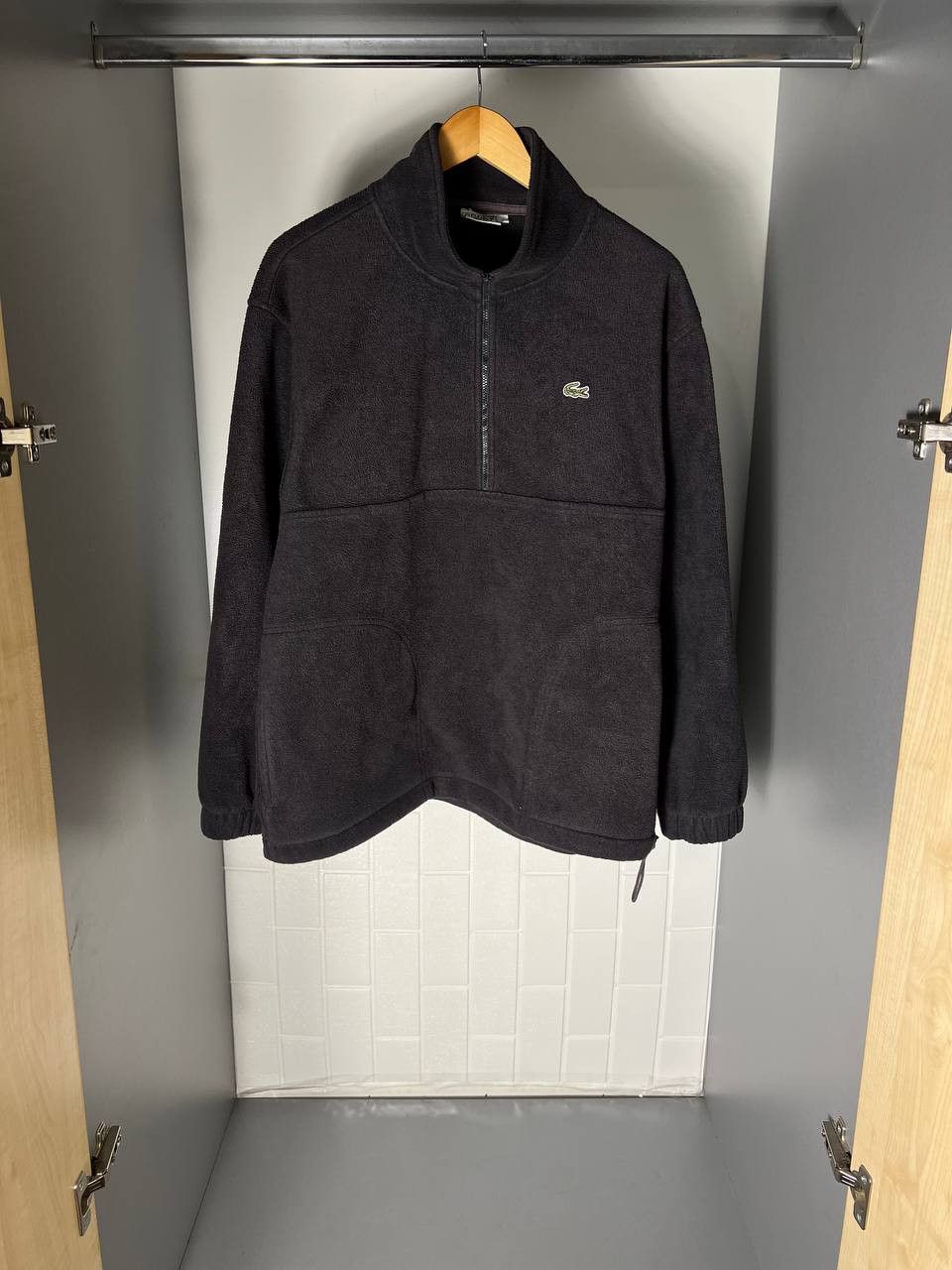 Lacoste VINTAGE LACOSTE SPORT CHEMISE RETRO 1/3 ZIP SWEATSHIRT 90s Size US L / EU 52-54 / 3 - 1 Thumbnail