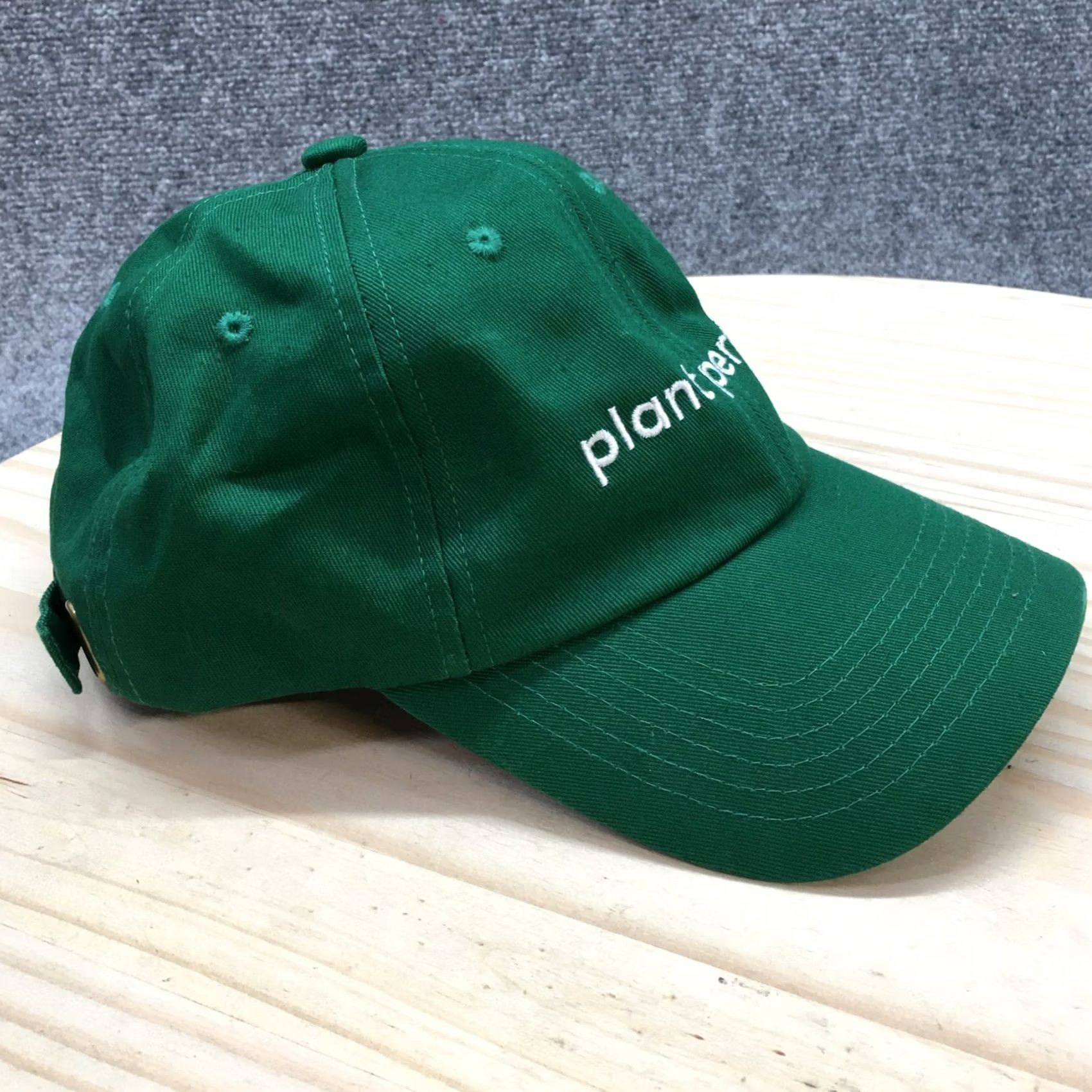 Vintage Weld MFG Plant People Baseball Cap Mens Green One Size Curve Bill Organic Cotton Size ONE SIZE - 2 Thumbnail