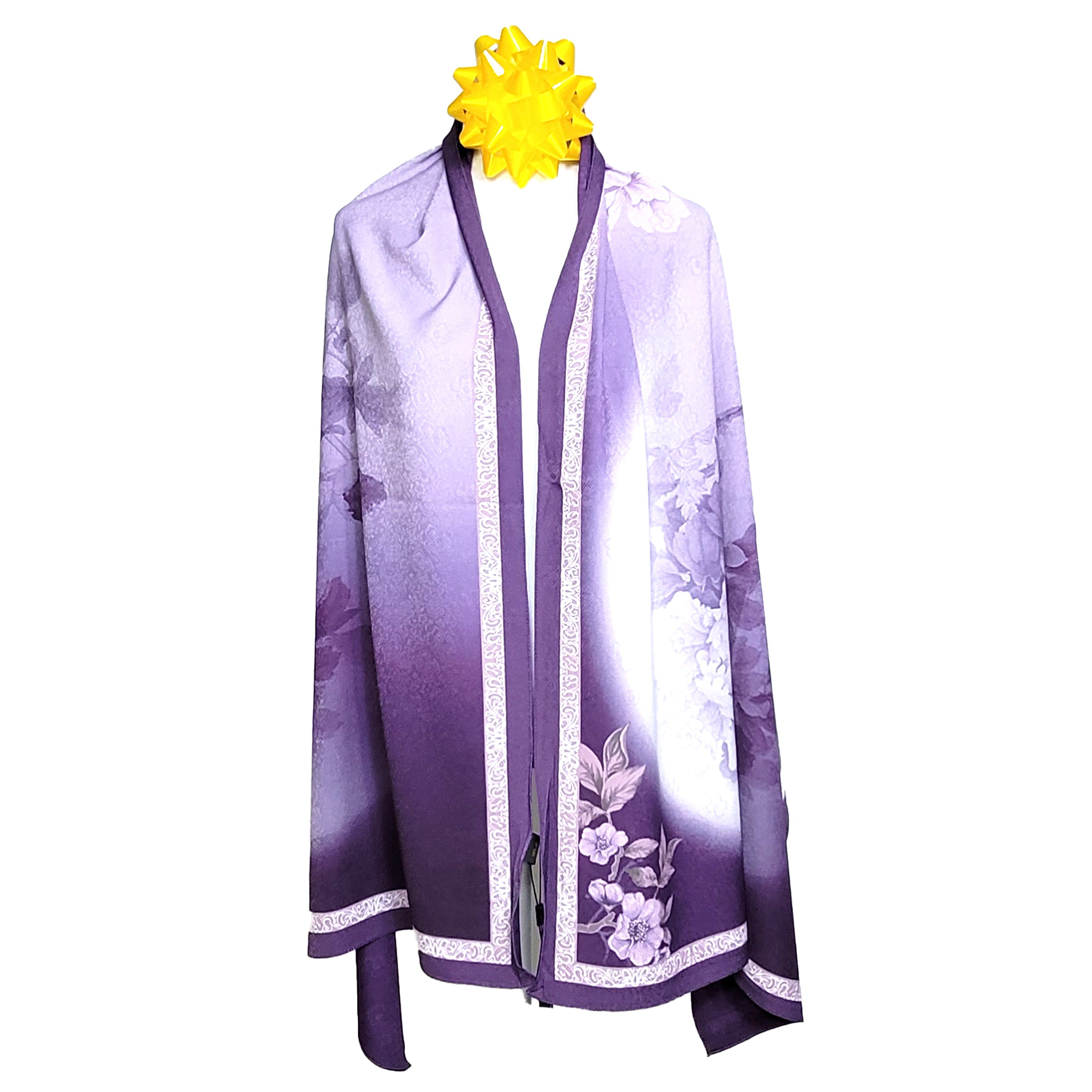 Other Double-Sided Silk Scarf 27"x70" Long Rectangle 3301 Size ONE SIZE - 8 Thumbnail