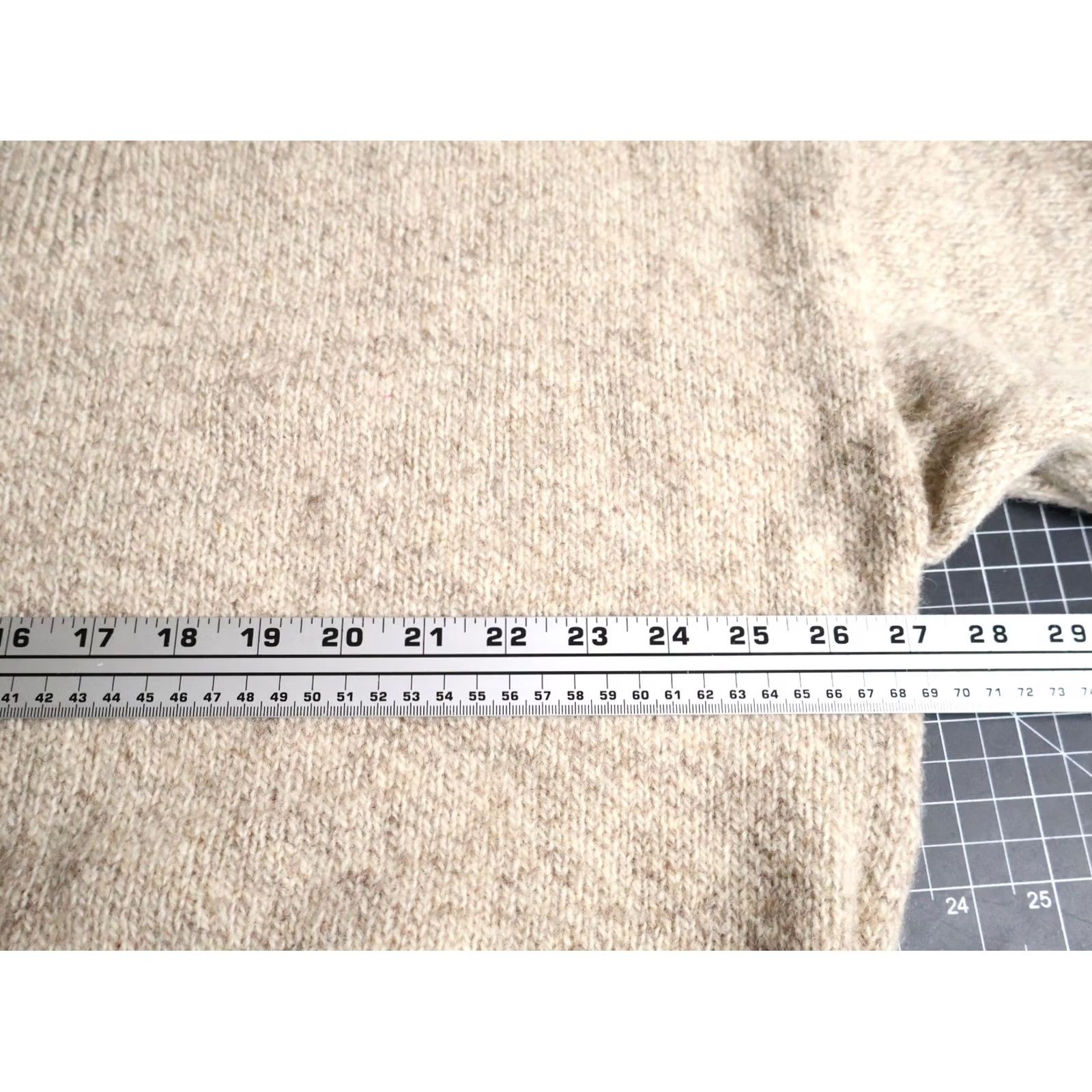 Vintage VINTAGE Gander Mountain Wool Sweater Pullover 1/4 Zip Big & Tall 2X Beige Men's Knit USA Made 90s Preppy Heavyweight Size US XXL / EU 58 / 5 - 5 Thumbnail