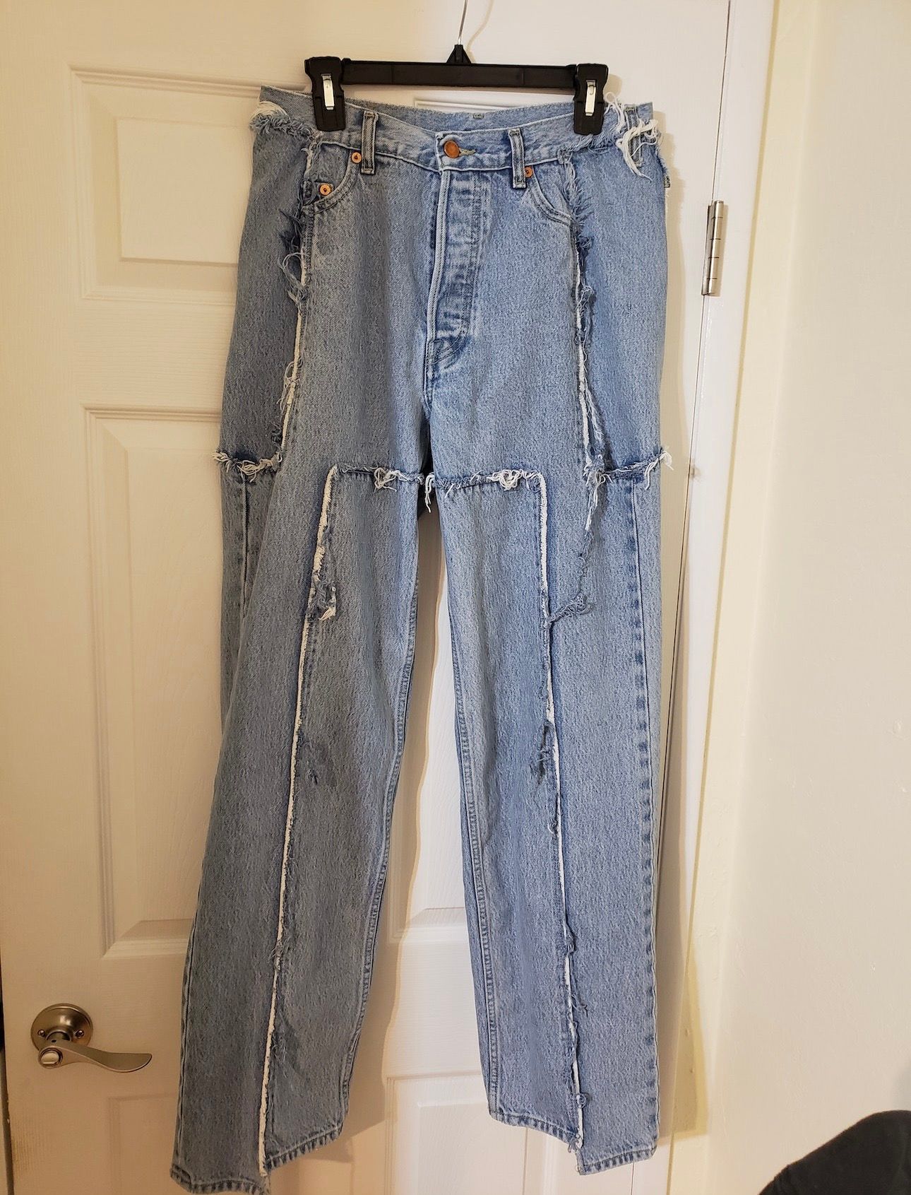Pre-owned Vetements Reworked Jeans In Blue