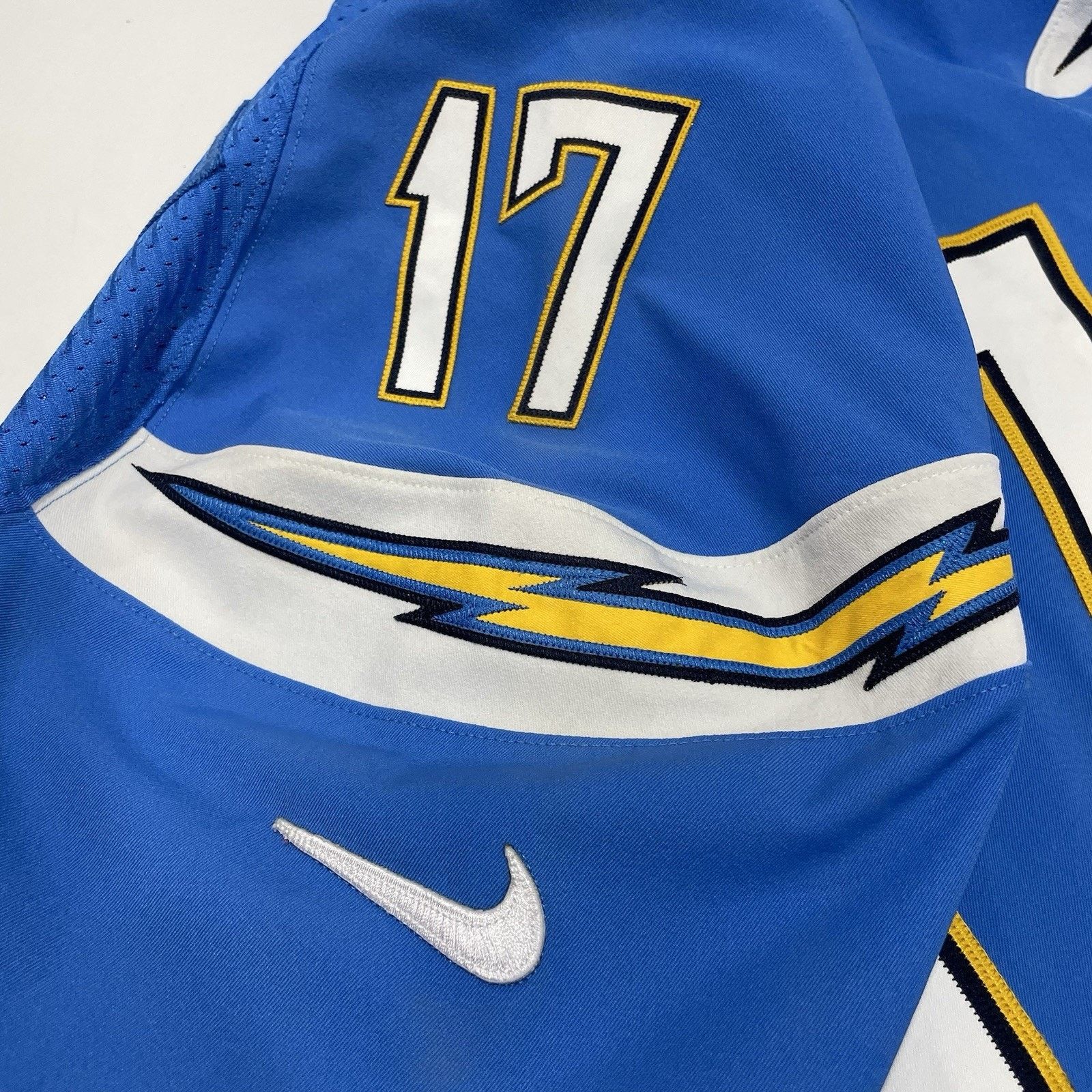 Nike Phillip Rivers #17 Team Issued Nike On-Field Jersey Blue 48 Size US L / EU 52-54 / 3 - 8 Thumbnail