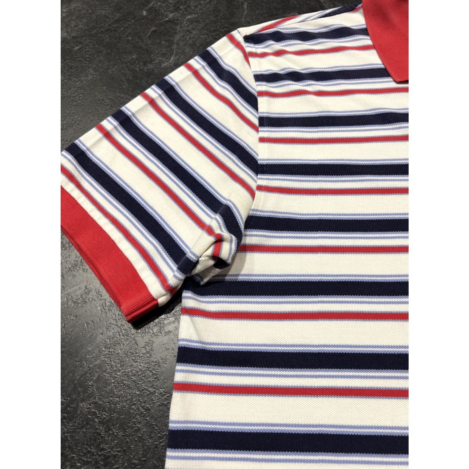 Brooks Brothers Brooks Brothers 1818 Performance Polo Shirt L Multicolor Stripe Cotton Short Sleeve Knit Regular Men Mens Polo Size US L / EU 52-54 / 3 - 5 Thumbnail