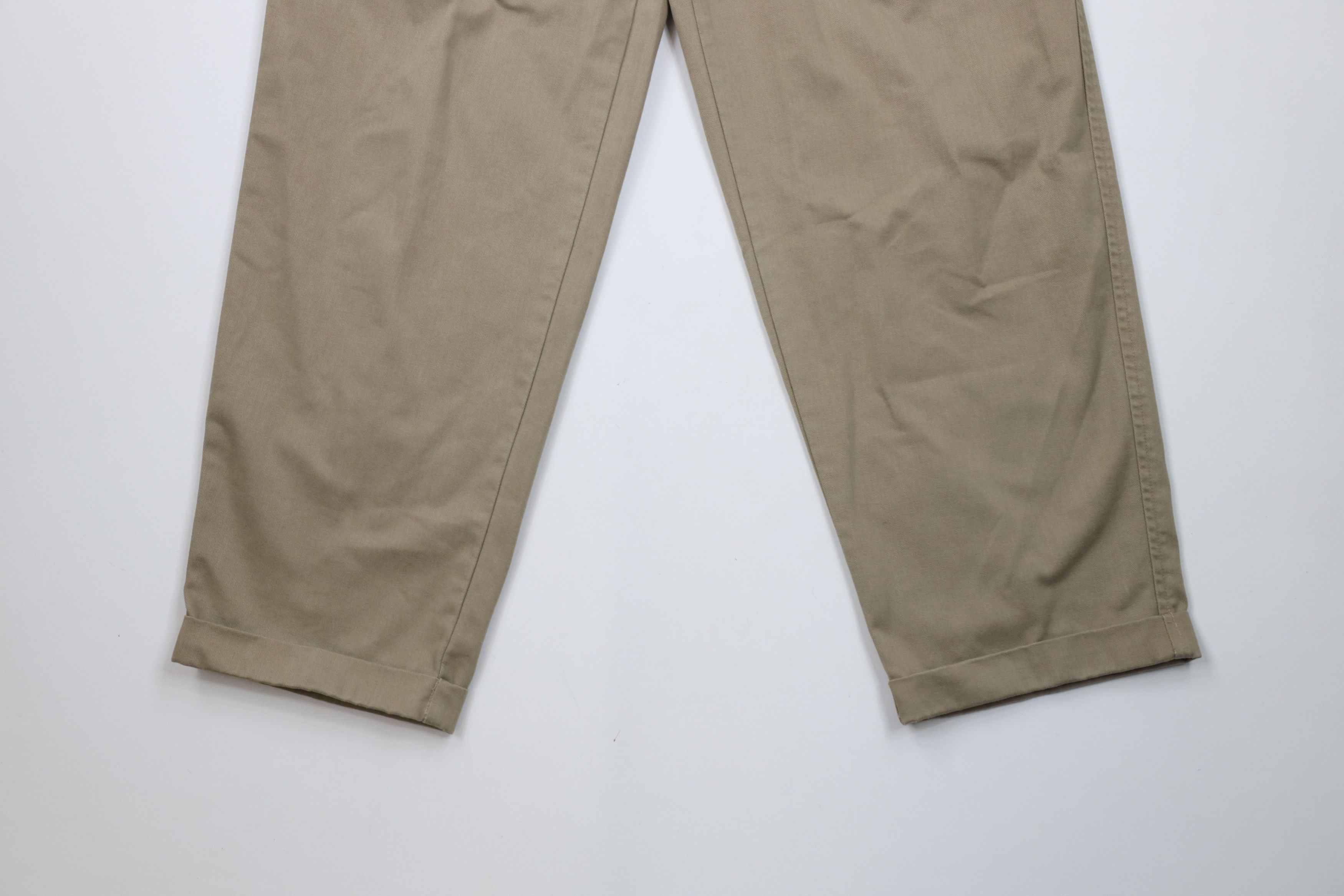 Gap × Vintage Vintage 90s Gap Fit Relaxed Pleated Cuffed Chino Pants USA Size US 36 / EU 52 - 4 Thumbnail