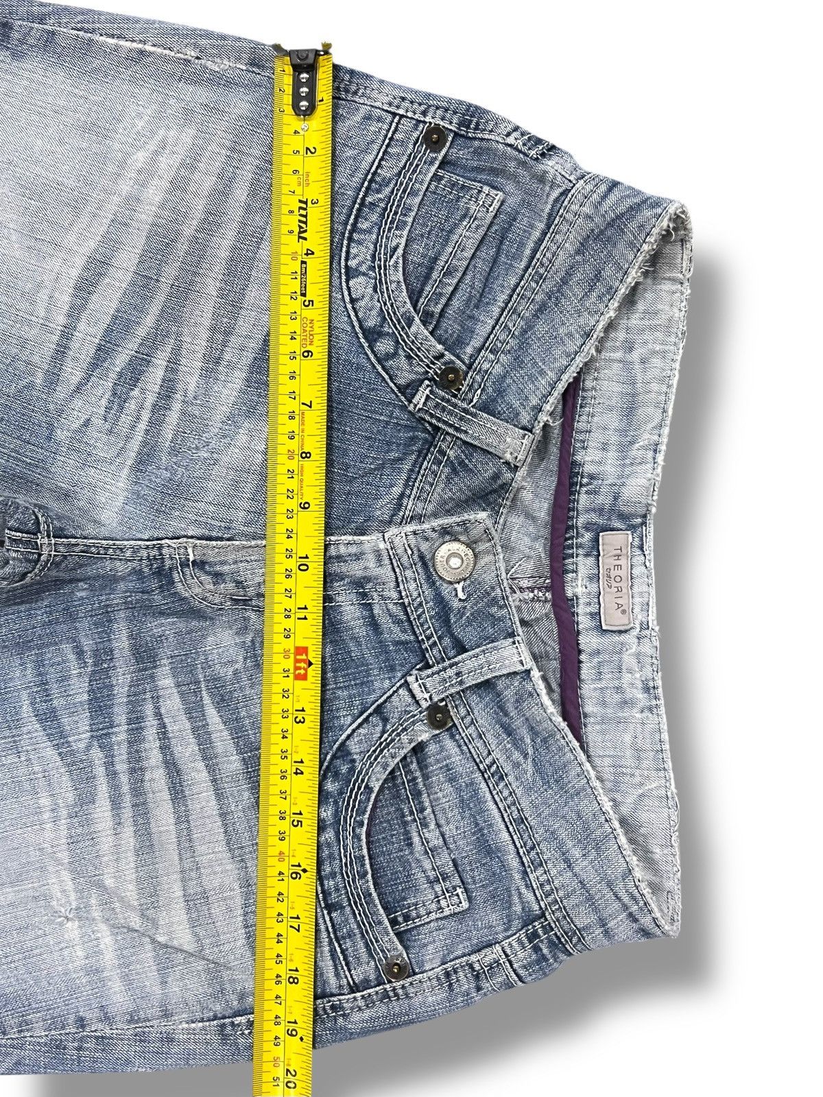 Japanese Brand Bootcut Vintage Theoria Spicy Denim Japan - Distressed Denim Size 30" / US 8 / IT 44 - 15 Thumbnail