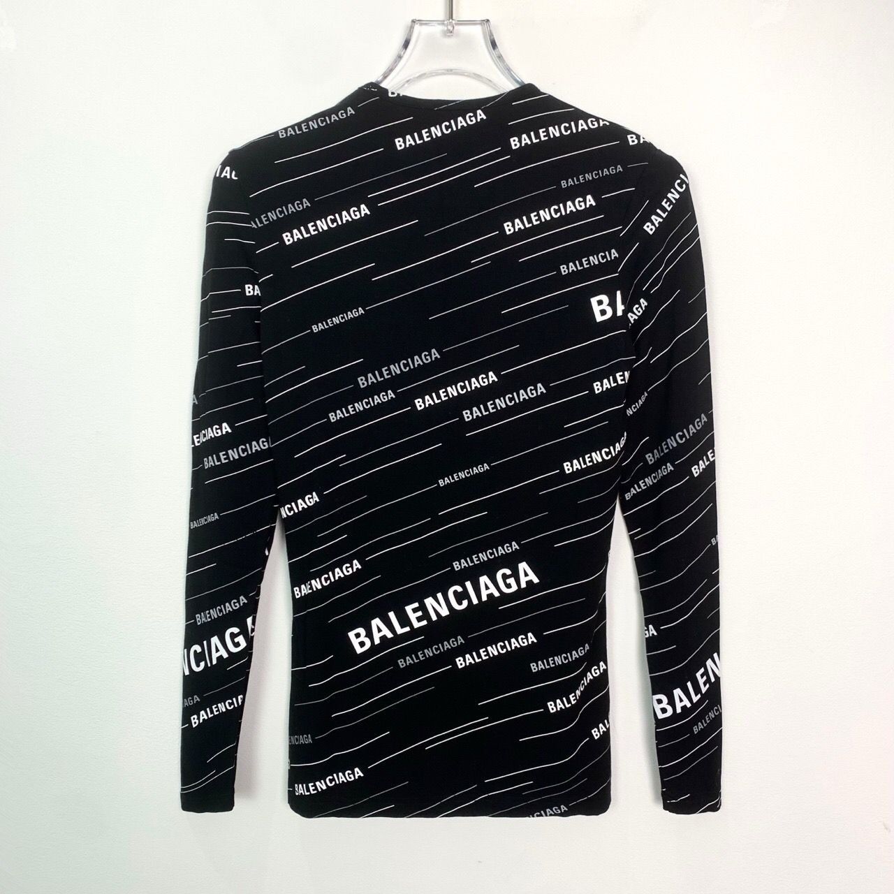Balenciaga Balenciaga Logo Print Black Long-Sleeve T-Shirt (Size S) Size S / US 4 / IT 40 - 6 Thumbnail