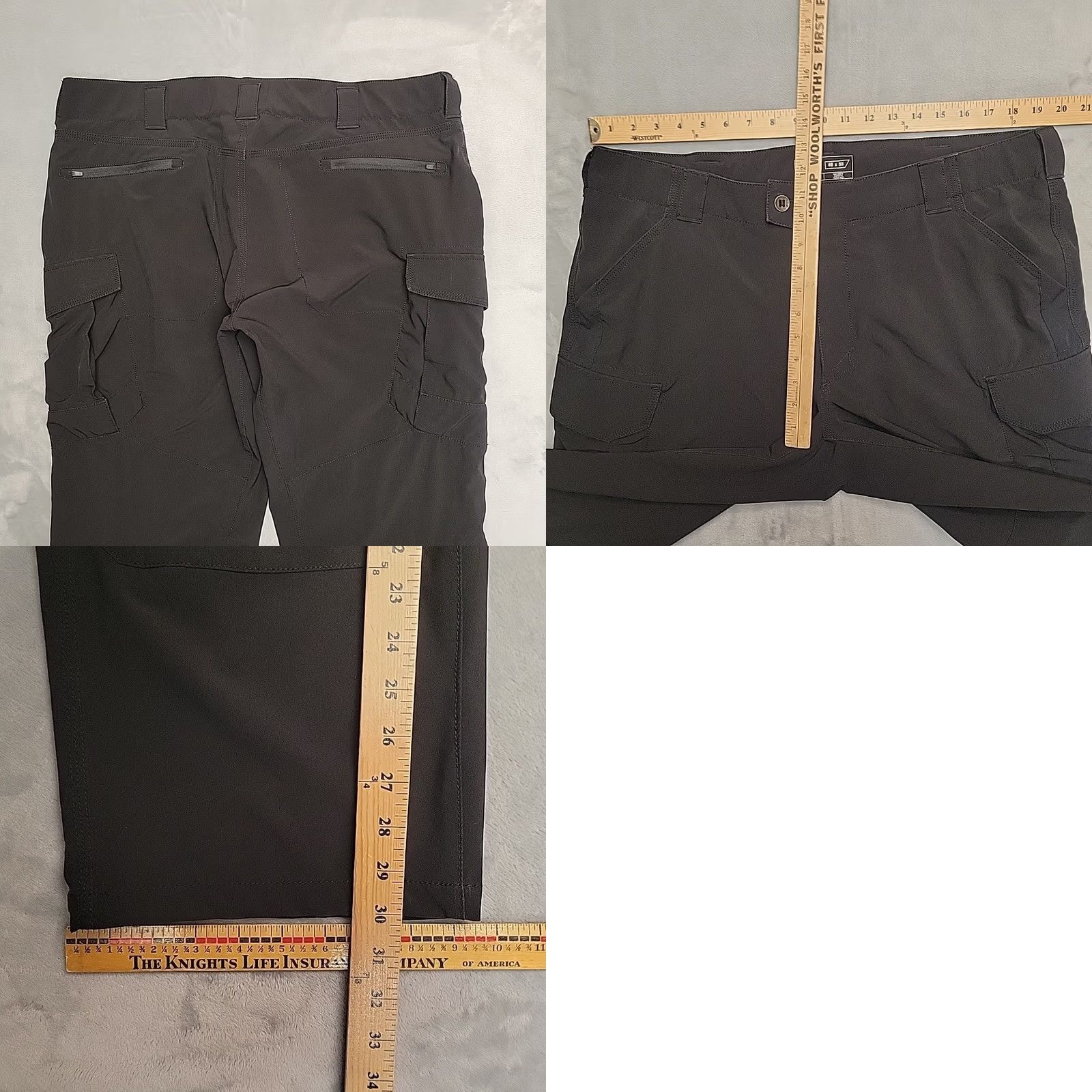 Vintage 5.11 Pants Mens 40 Black Tactical Men x30 Performance Stretch Technical Cargo Outdoor Size US 40 / EU 56 - 8 Thumbnail