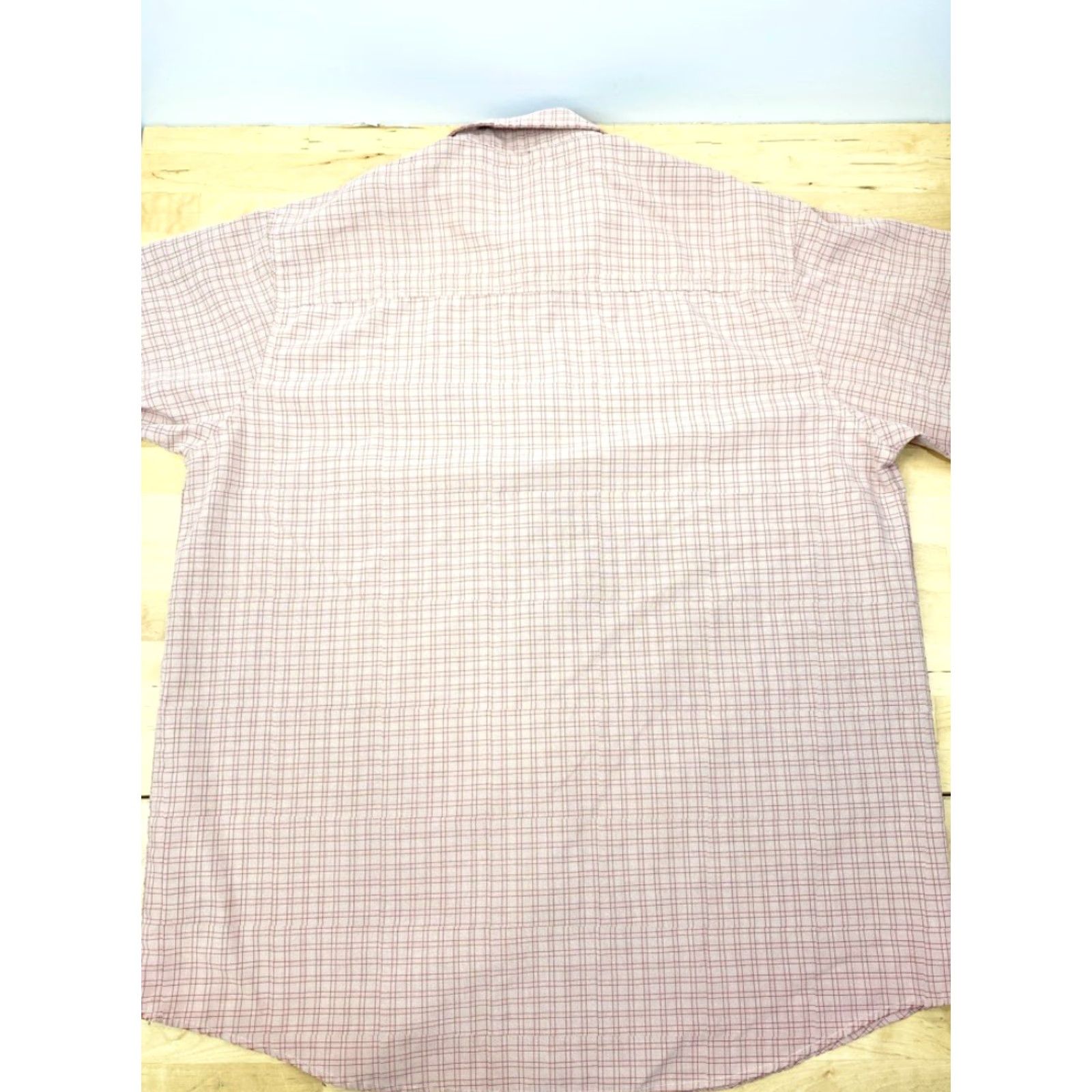 Billabong Billabong Red Plaid Button Down Short Sleeve T Shirt L Mens Regular Size Red Plaid Pattern 3083 Size US L / EU 52-54 / 3 - 2 Thumbnail