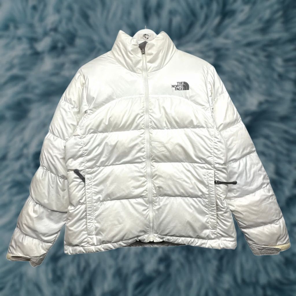 The North Face The North Face Nuptse 700 Fill Down FYG7 Puffer Jacket Womens Medium White Zip - Jacket - Womens Size M / US 6-8 / IT 42-44 - 1 Thumbnail