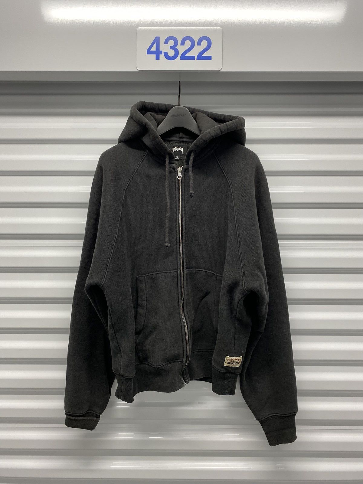 Born X Raised × Stussy Born x Raised x Stussy Logo Zip Hoodie