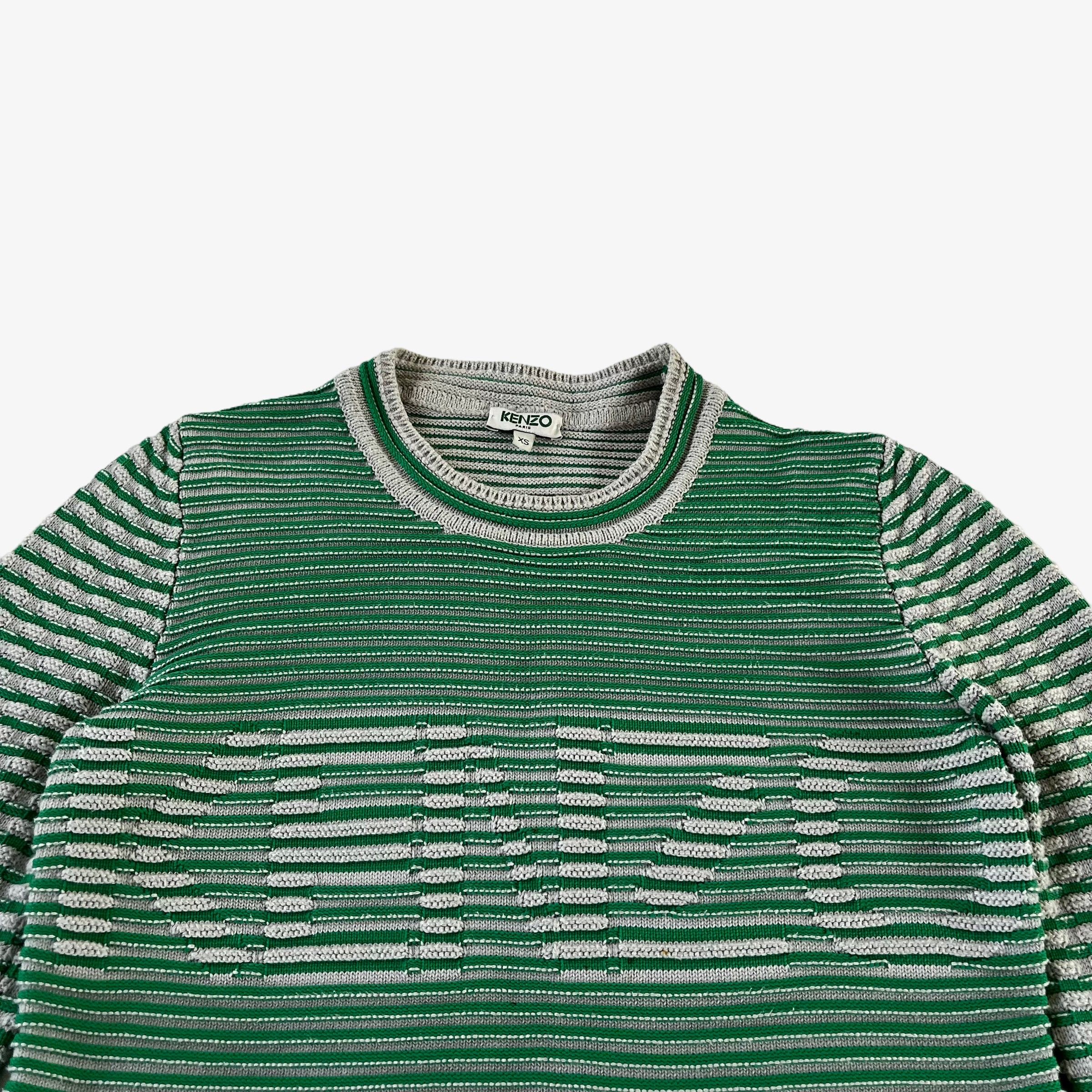 Kenzo Vintage 90s Women's Kenzo Paris Ribbed Spell Out Jumper Size S / US 4 / IT 40 - 4 Thumbnail