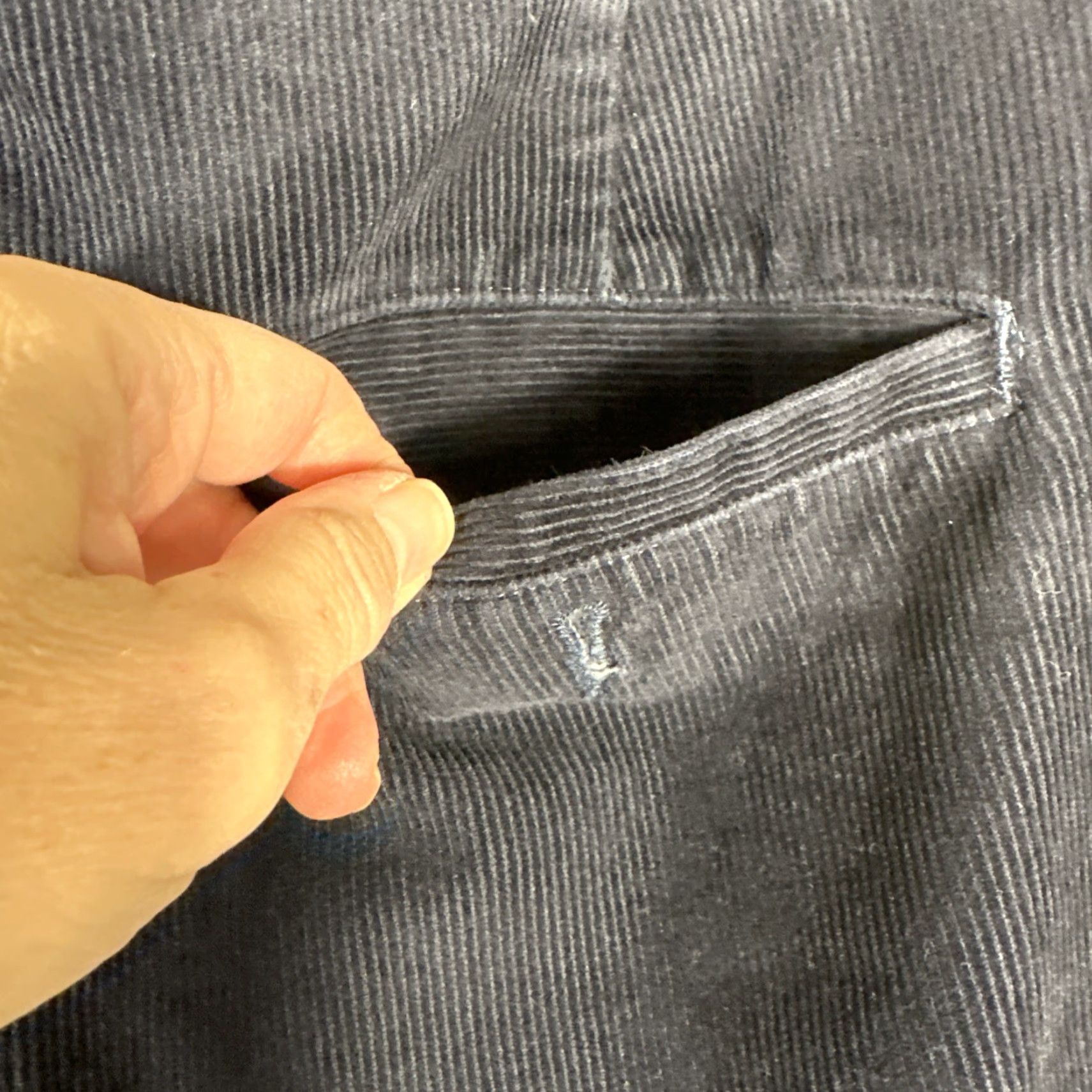 Ralph Lauren Lauren Ralph Lauren Corduroy Pants Mens 36x32 Navy Blue Cotton Flat Front Straight Leg Classic Fit Pants Size US 36 / EU 52 - 4 Thumbnail