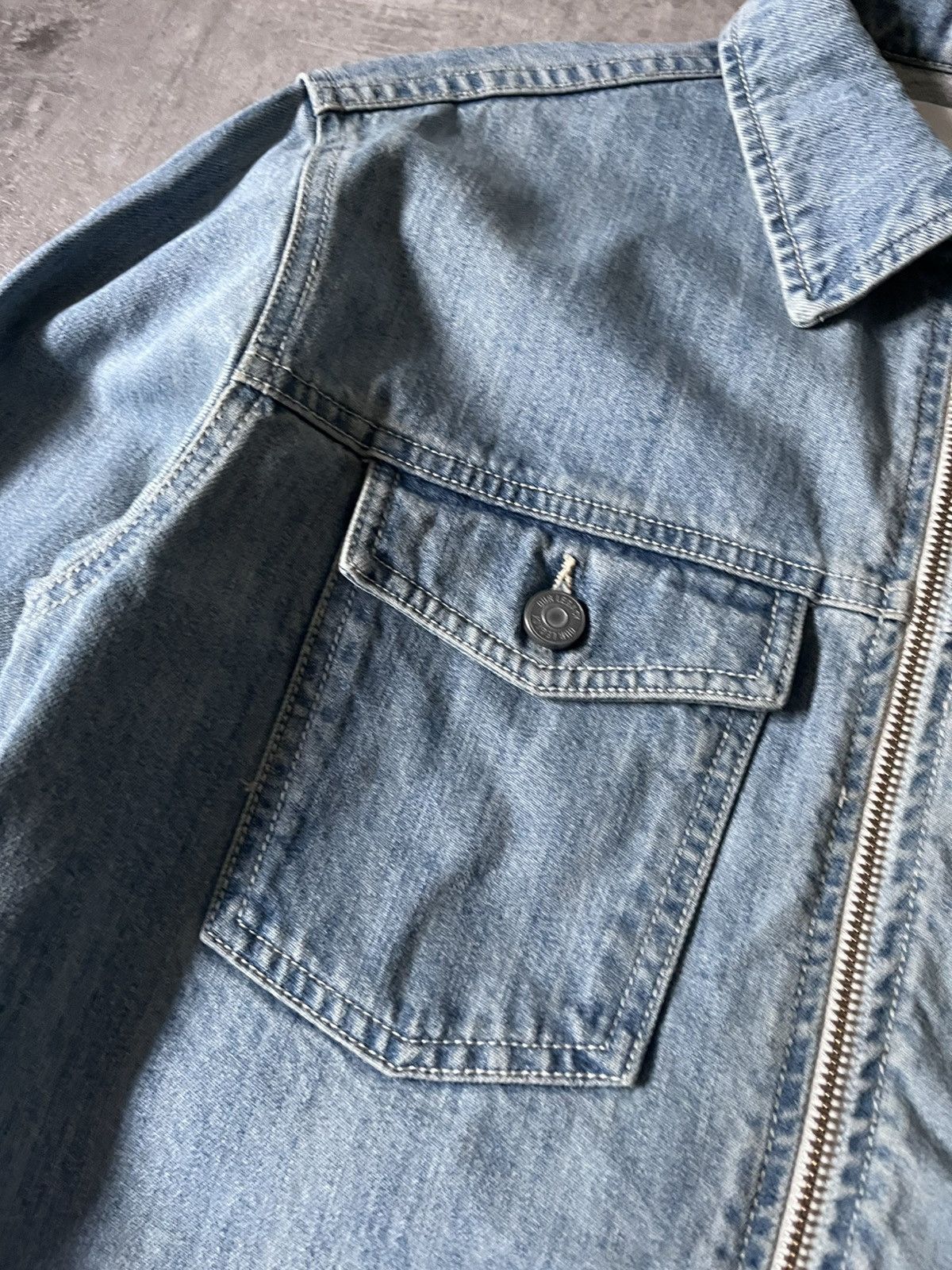 Our Legacy Our Legacy Light Denim jacket zip blue Size US S / EU 44-46 / 1 - 7 Thumbnail