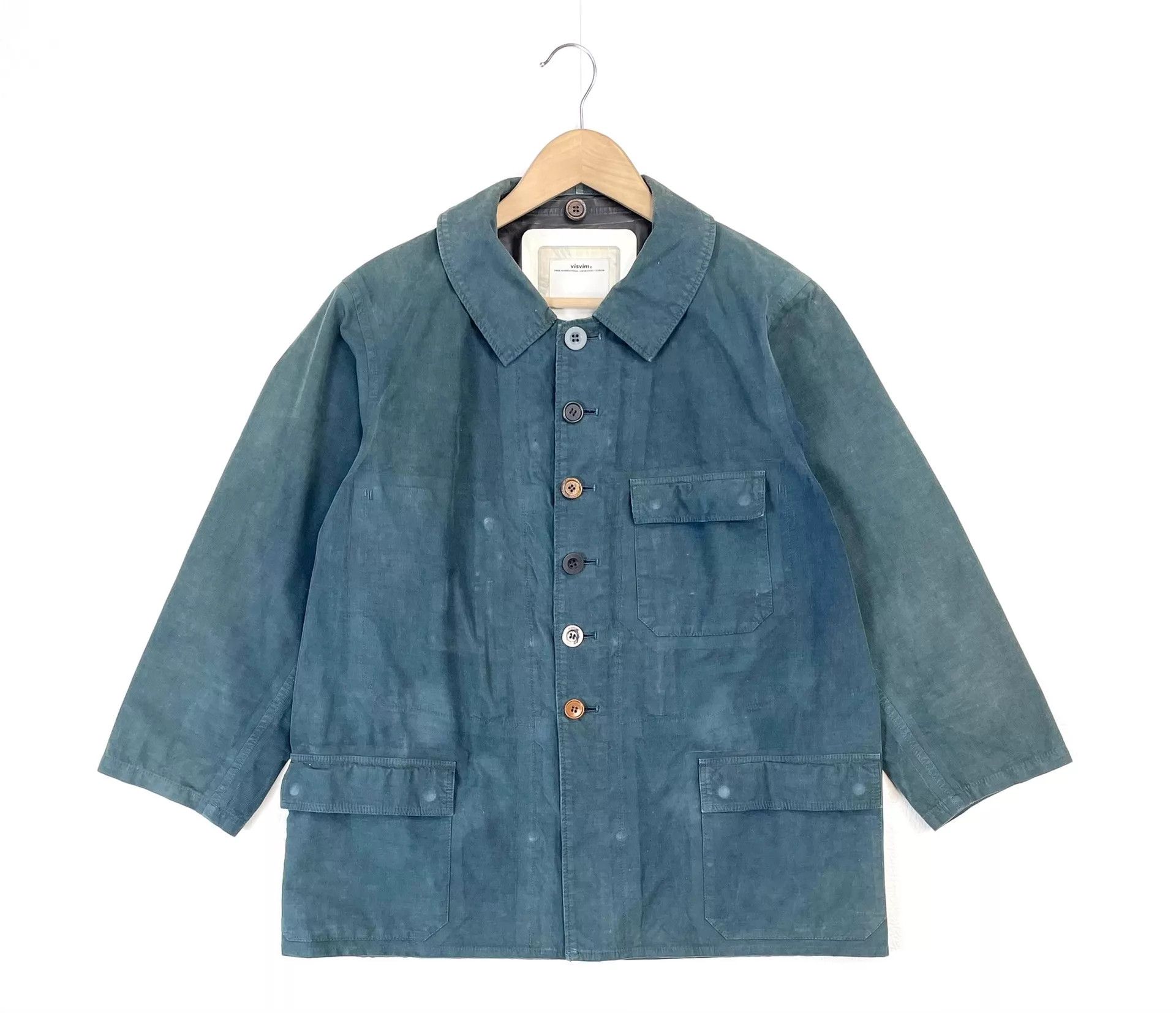 Visvim VISVIM Bucky Mud-Indigo GORE-TEX 2.5L Work Jacket 1 Size US S / EU 44-46 / 1 - 1 Thumbnail