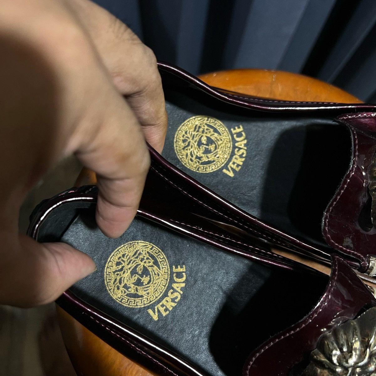 Versace Versace Medusa Slip on Marron Size US 9 / EU 42 - 6 Thumbnail